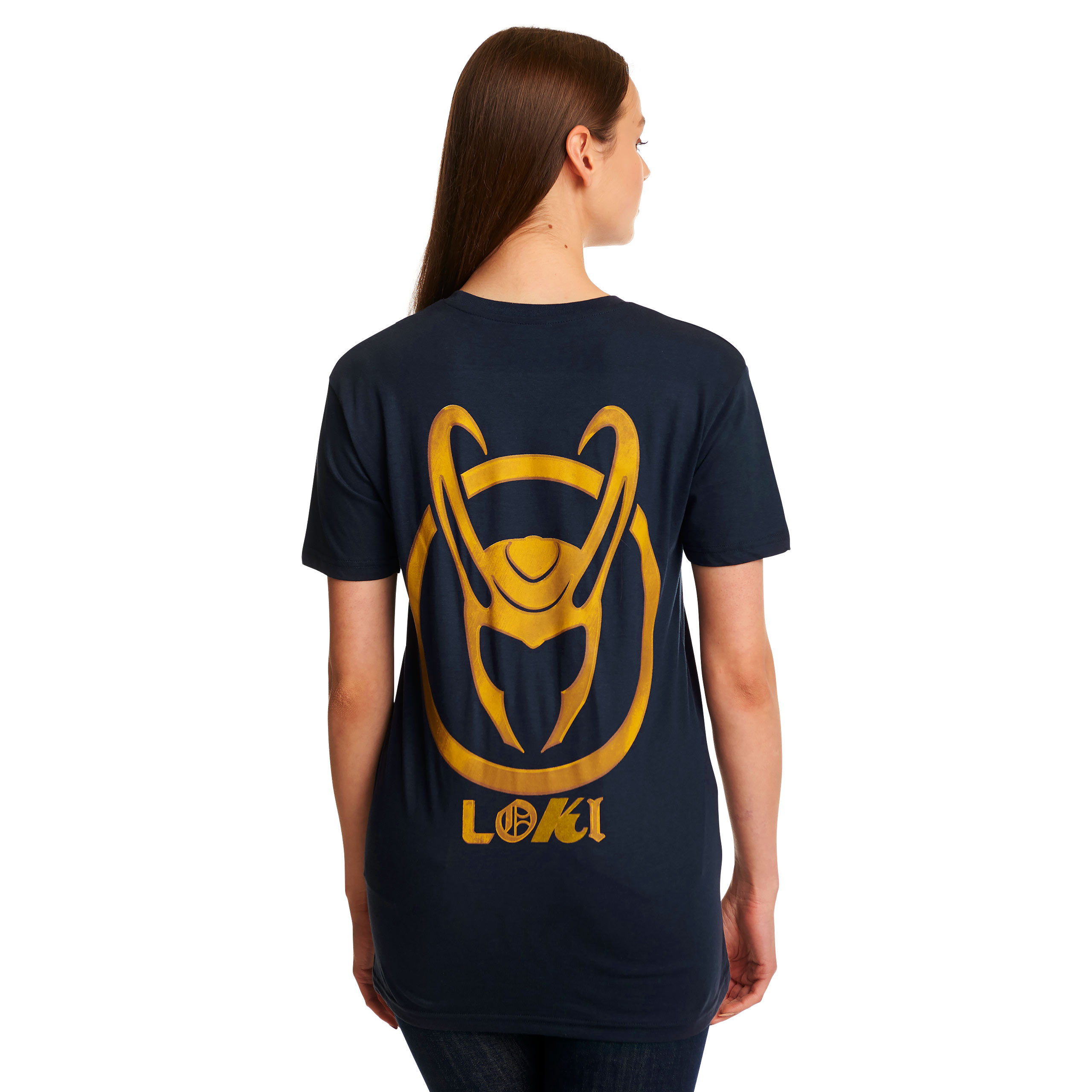 Loki - Logo T-Shirt blau