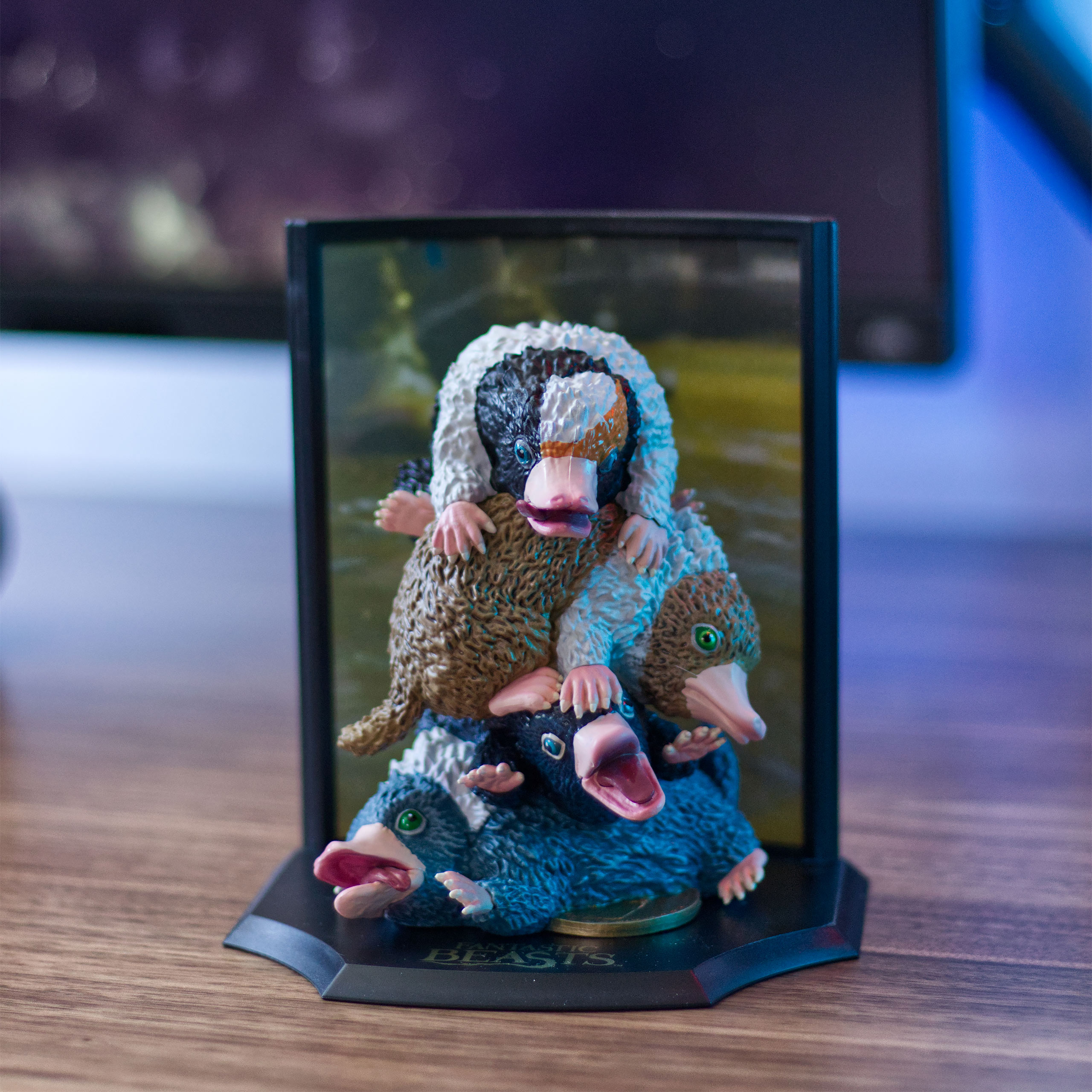 Phantastische Tierwesen - Baby Niffler Diorama Figur