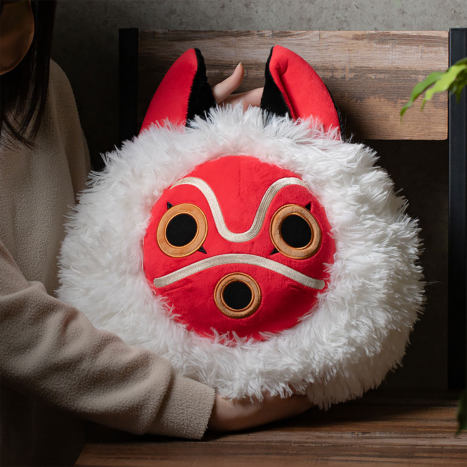 Princesse Mononoke - Coussin du masque de San