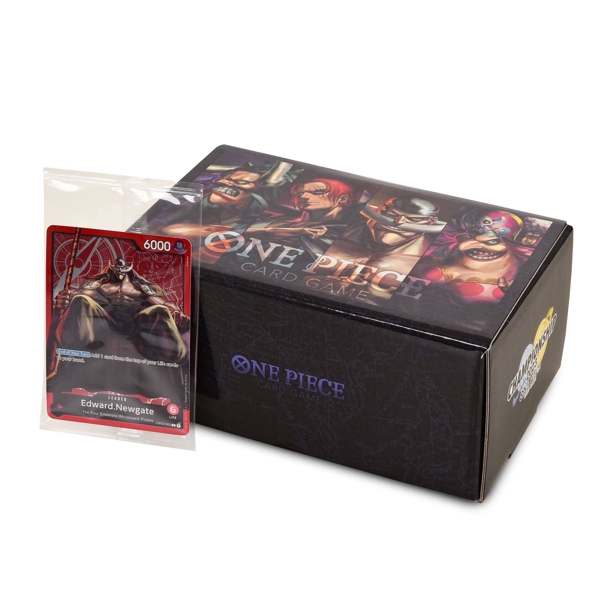 One Piece Card Game - Tapis de jeu et boîte de rangement Four Emperors