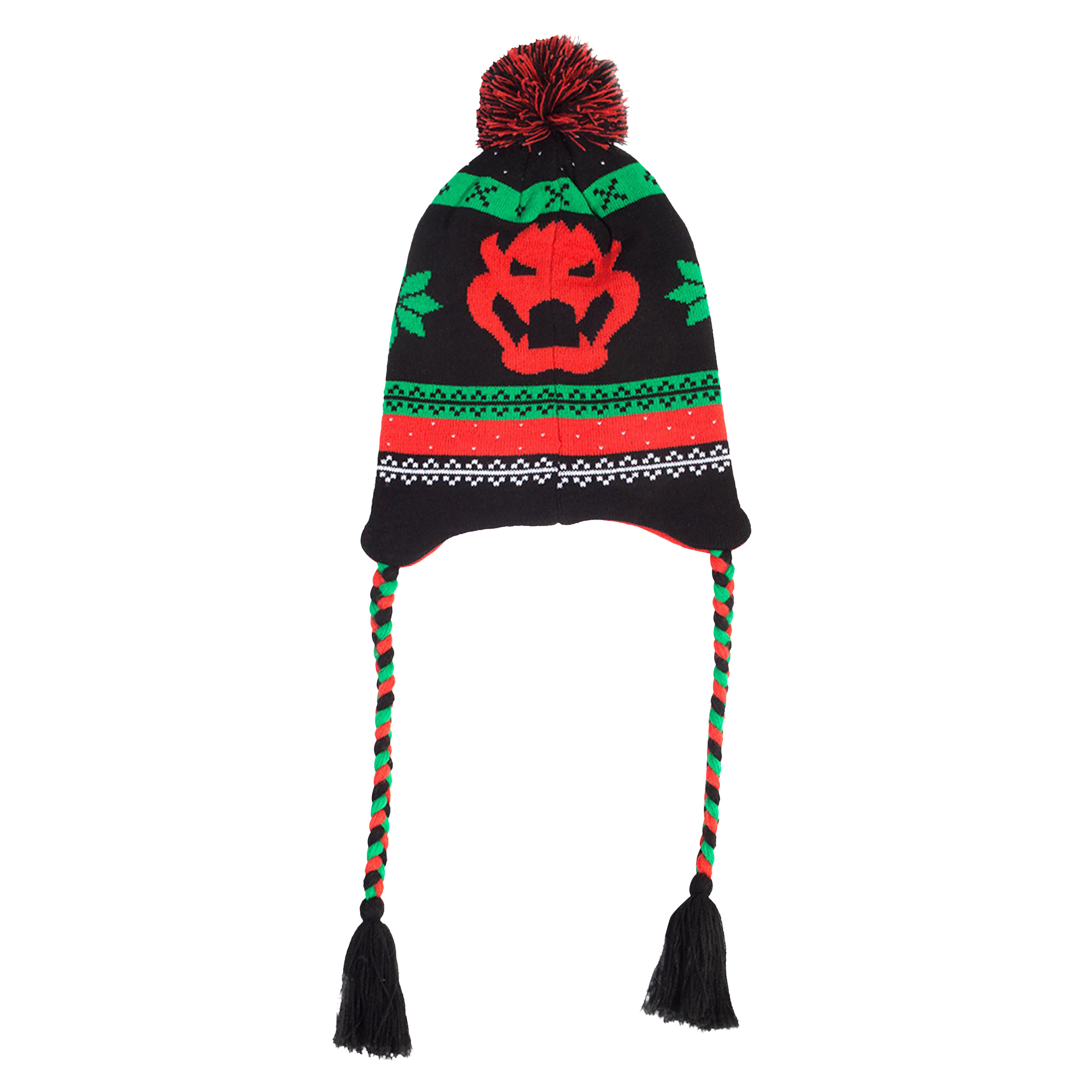 Super Mario - Bowser Hat with Pom Poms