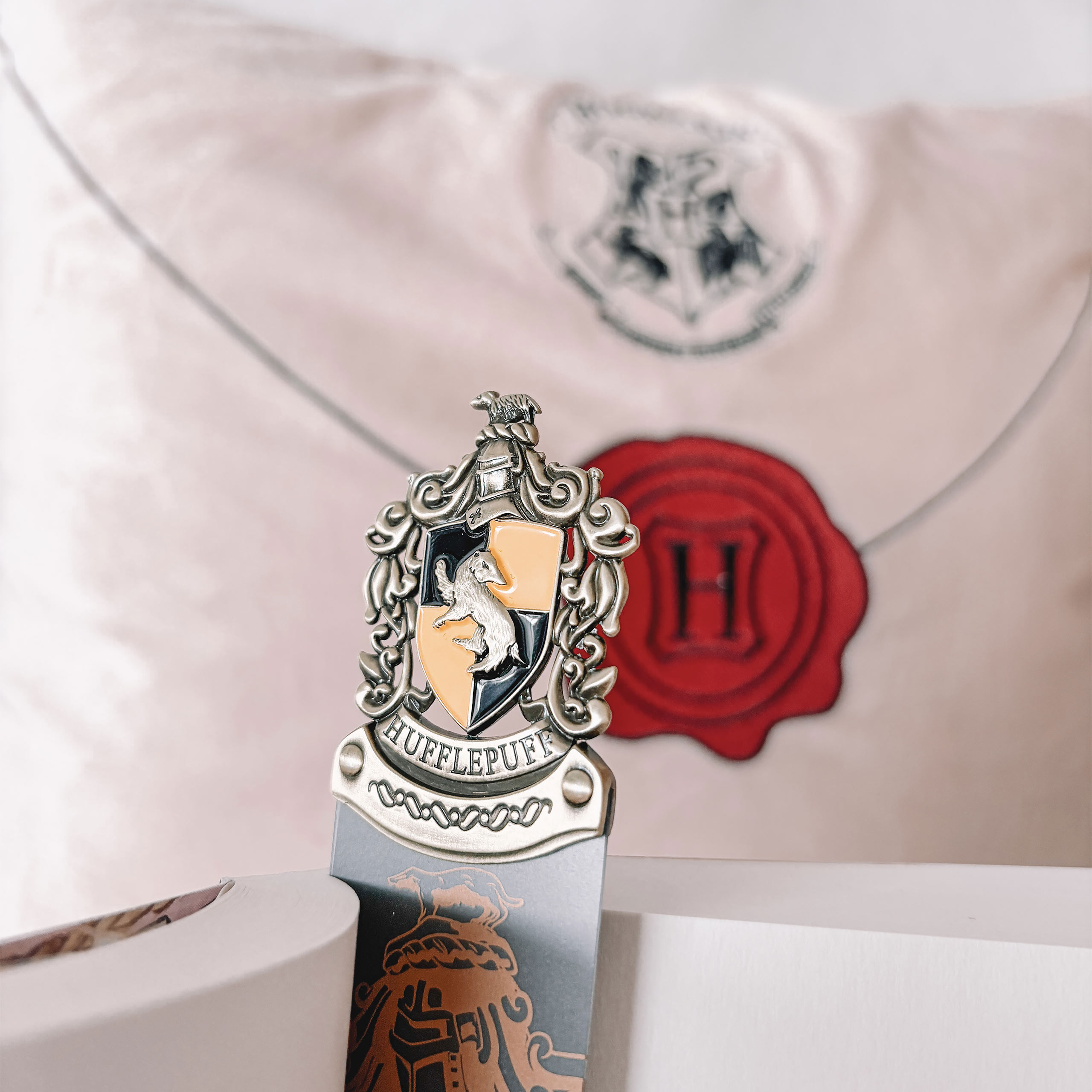 Harry Potter - Hufflepuff bokmärke gult