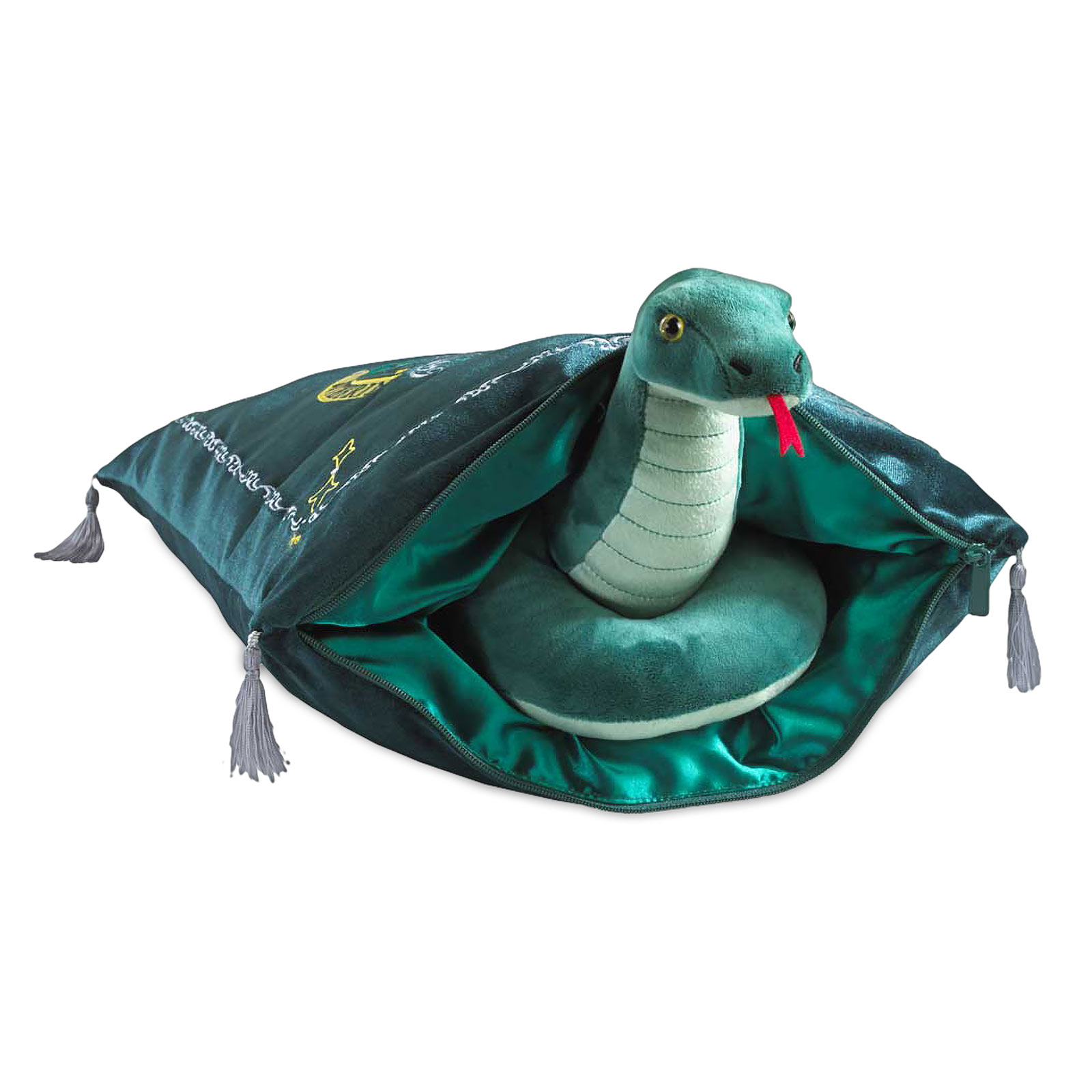 Harry Potter - Slytherin Crest Pillow with Plush Figure
