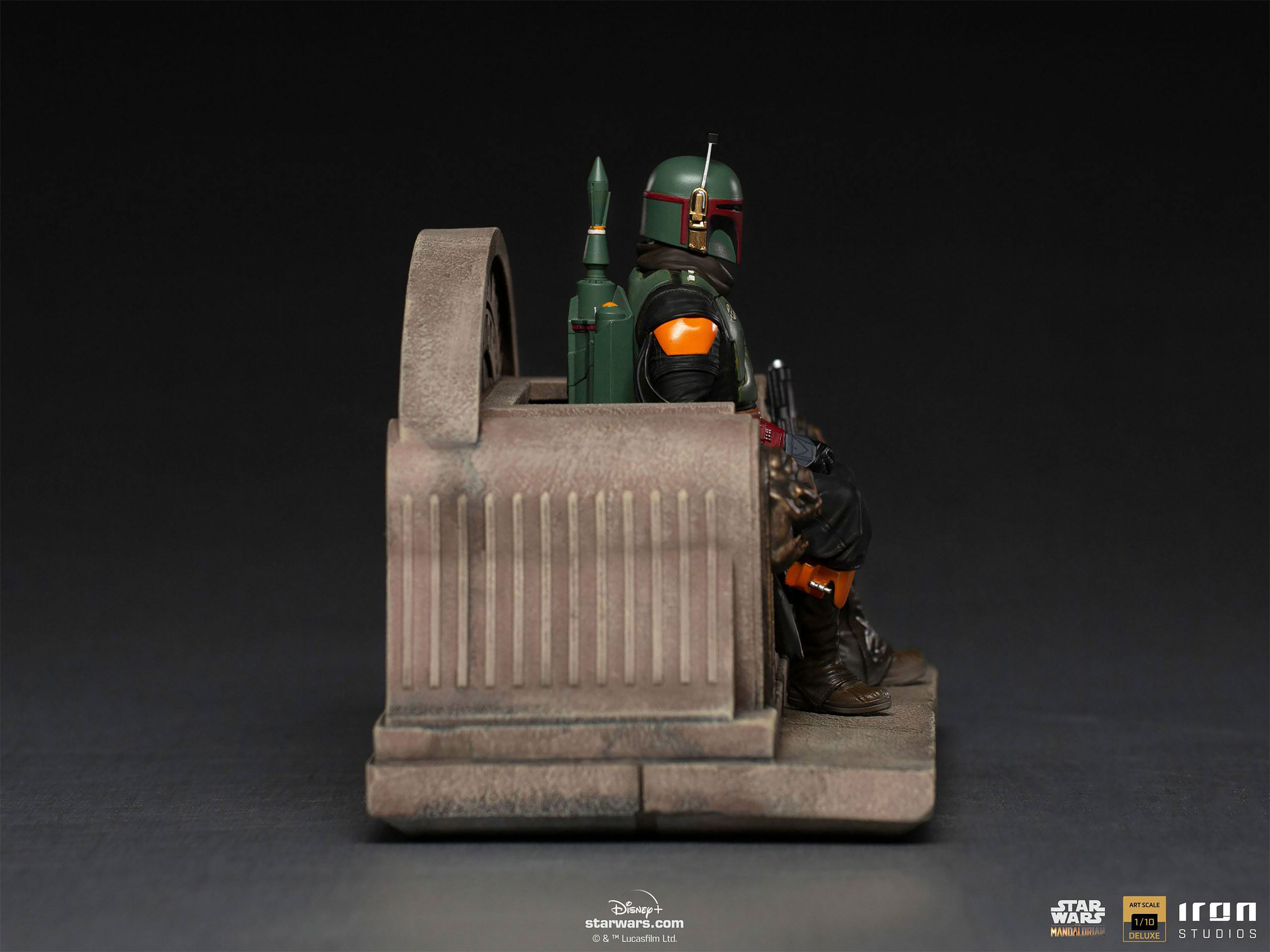 Statue Deluxe à l'échelle d'art BDS de Boba Fett - Star Wars The Mandalorian
