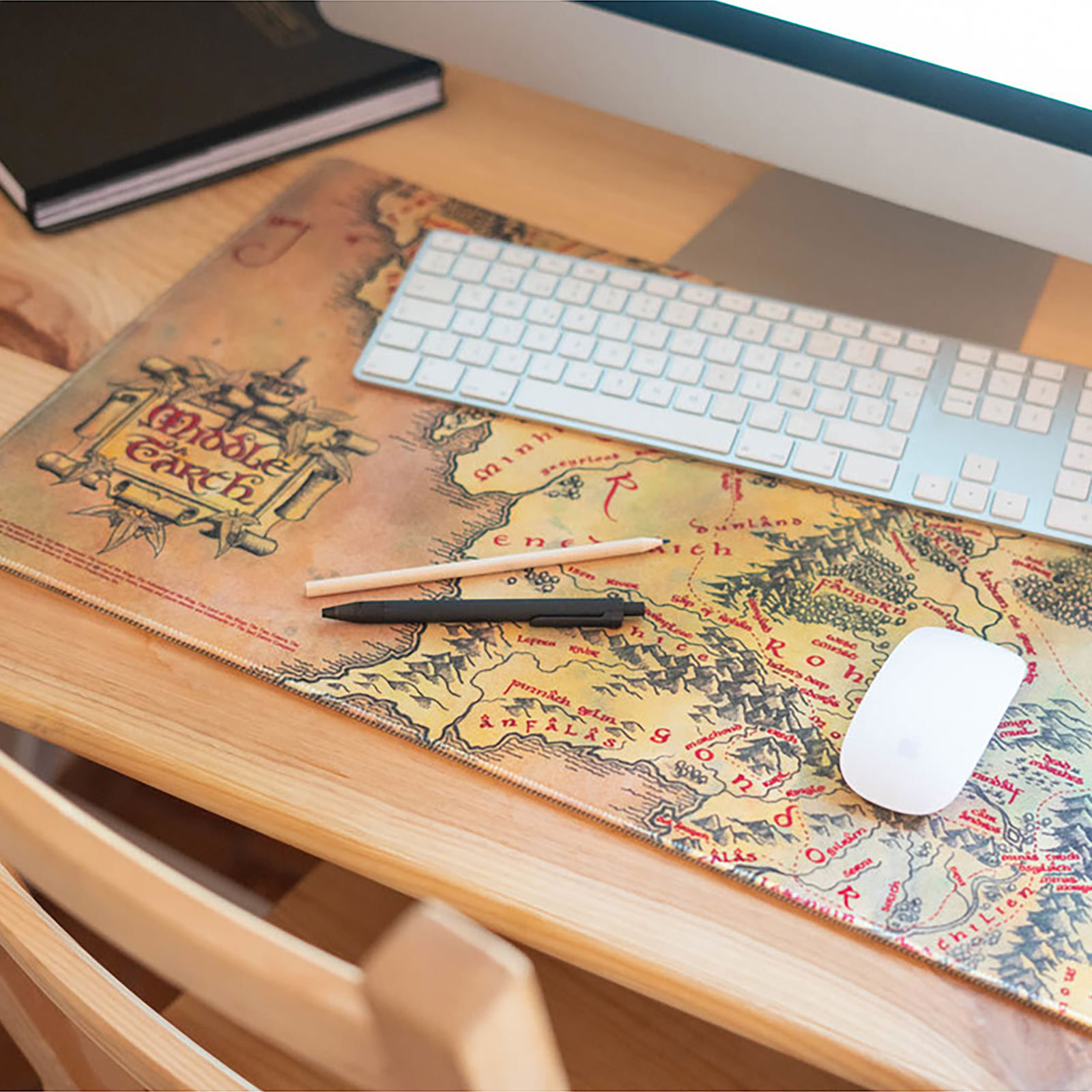 The Lord of the Rings - Middle Earth Map Mousepad