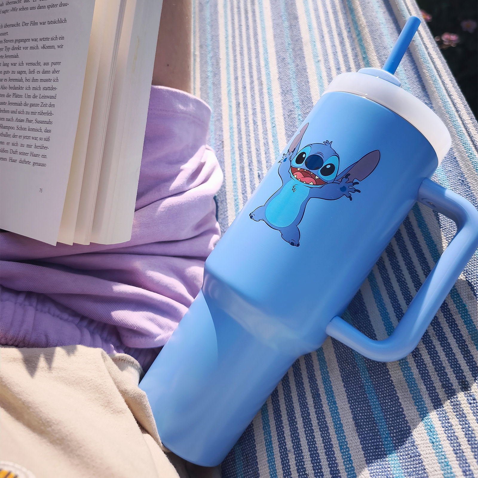 Stitch To Go Cup with Straw - Lilo & Stitch