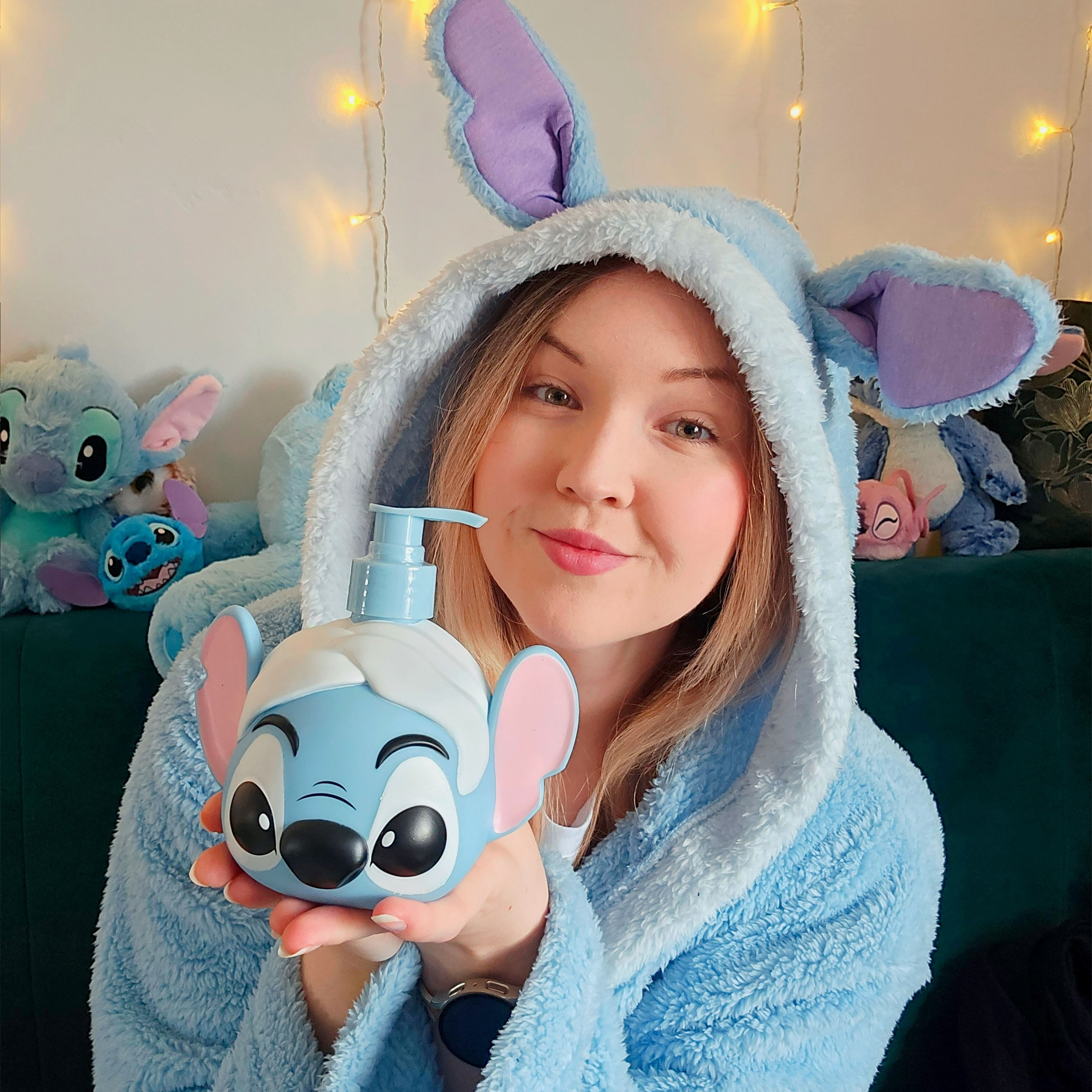 Stitch zeepdispenser met wasgel - Lilo & Stitch