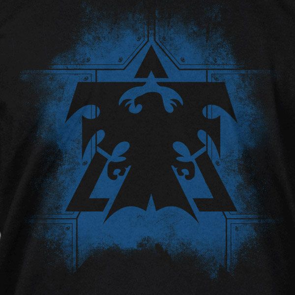 StarCraft II - T-shirt logo Terran Plates
