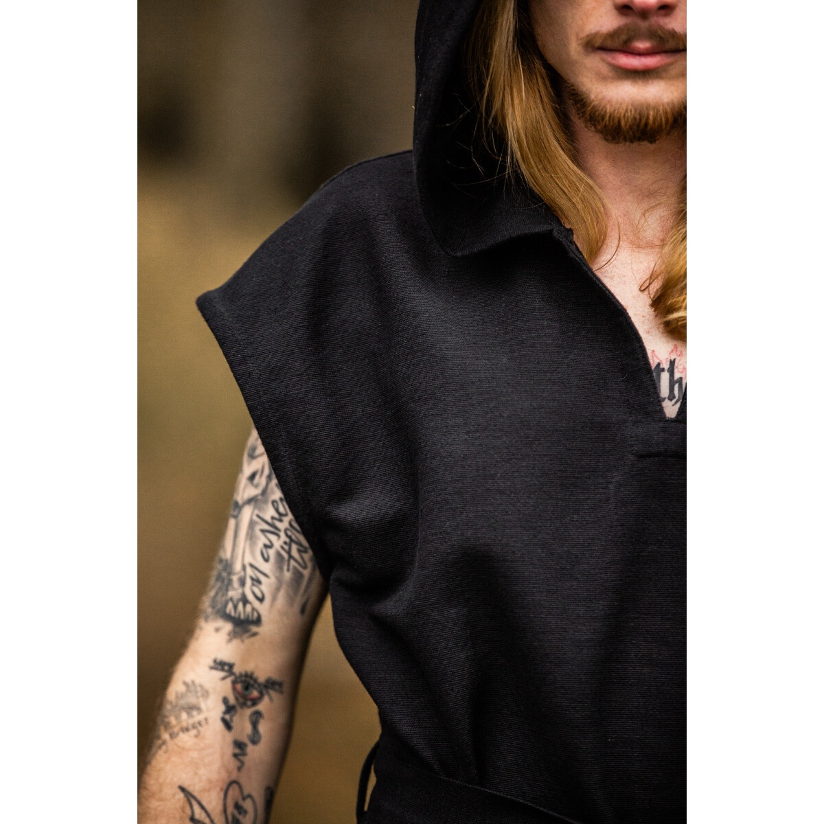 Medieval Ranger Tunic Aldon black
