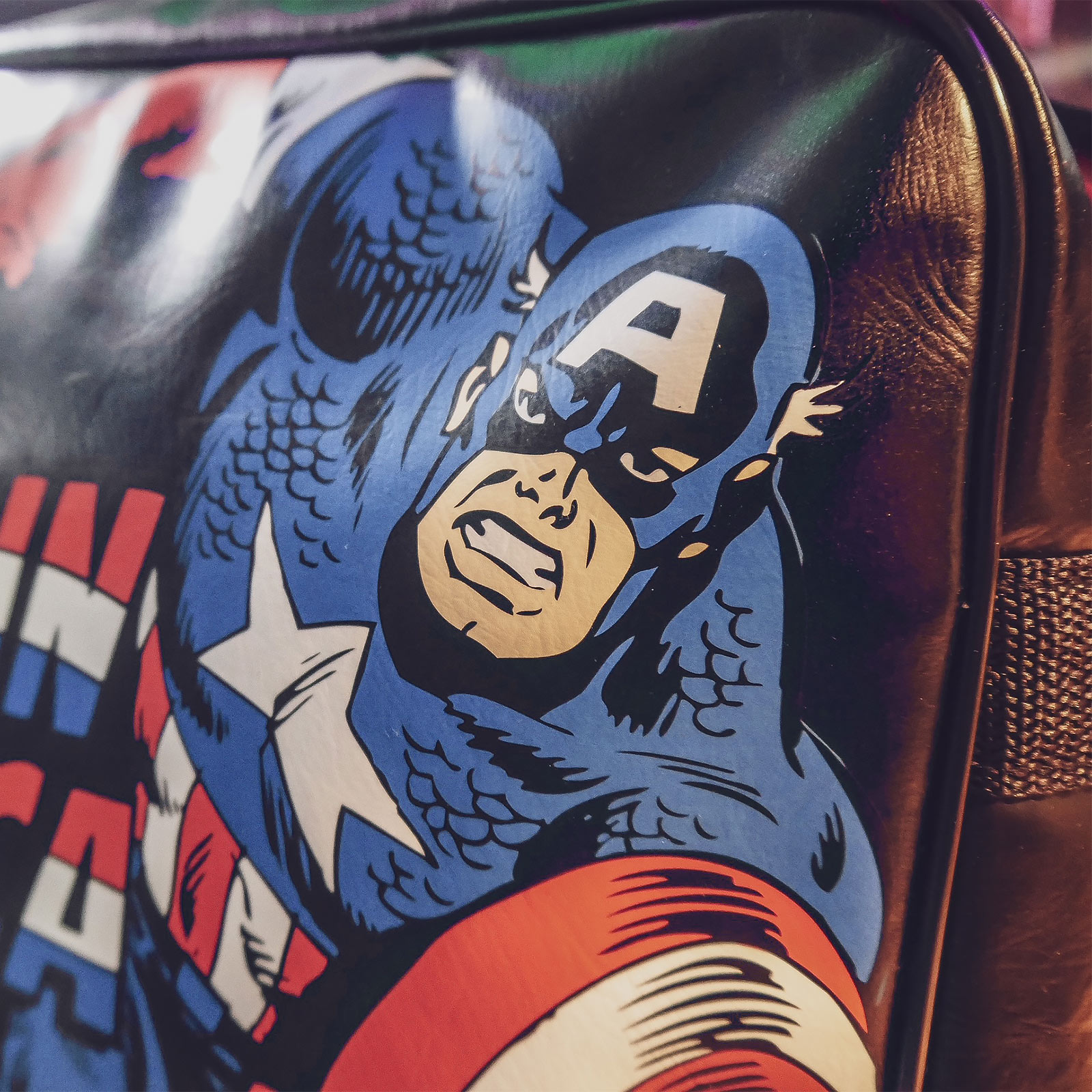 Captain America - Borsa a tracolla nera