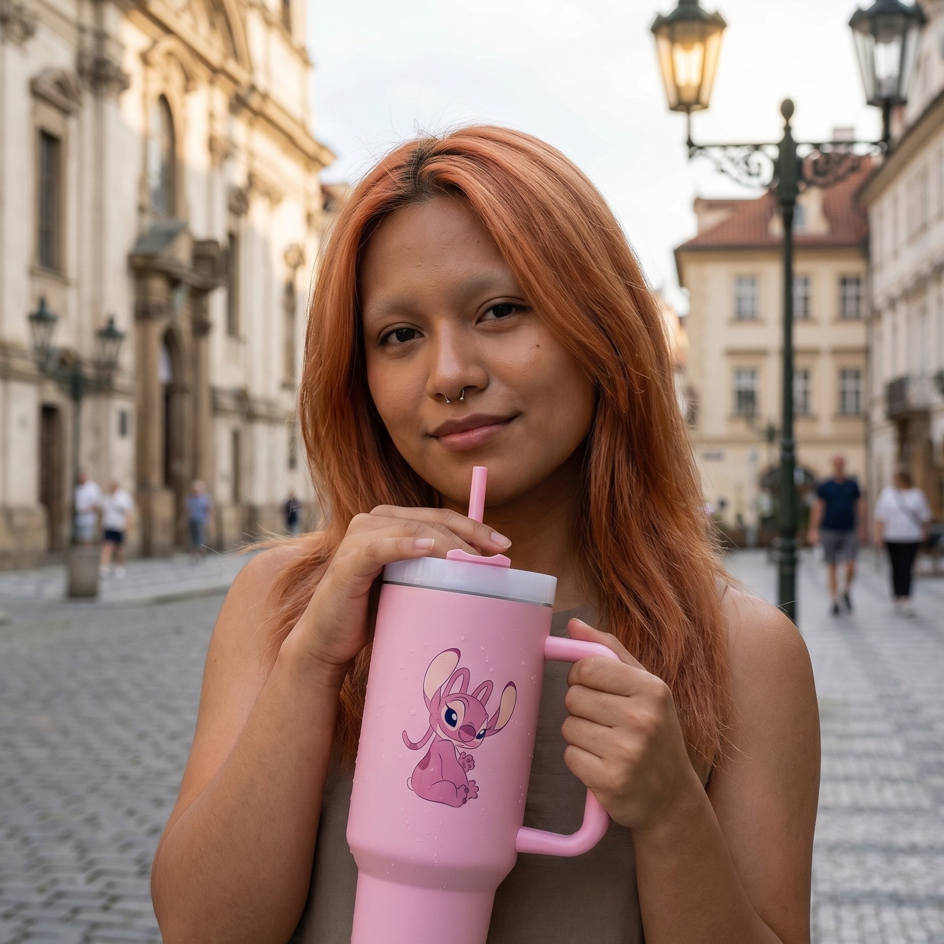 Lilo & Stitch - Angel To-Go Tumbler with Straw