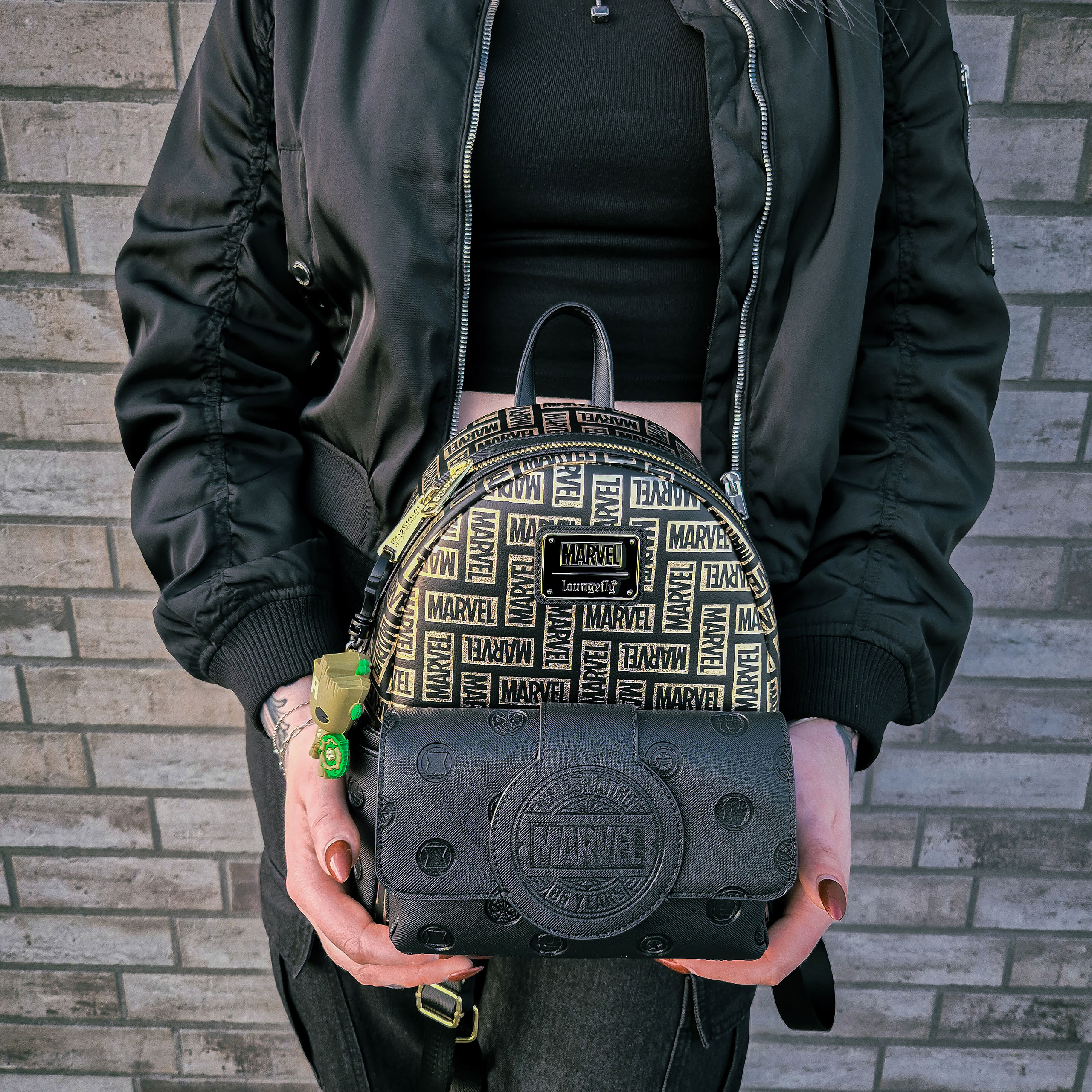 Marvel - Logo Mini Rucksack schwarz