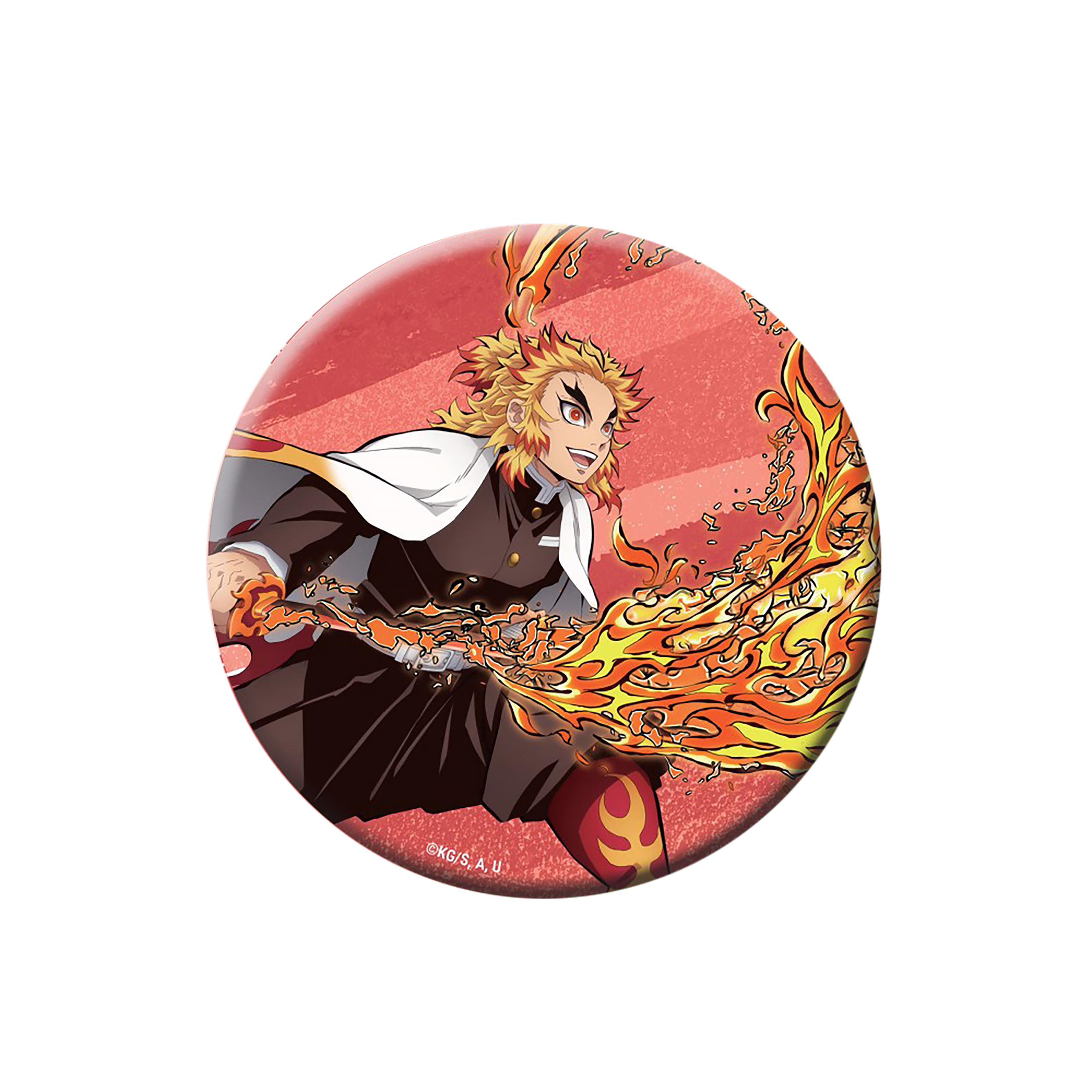 Demon Slayer - Kyojuro Rengoku Button