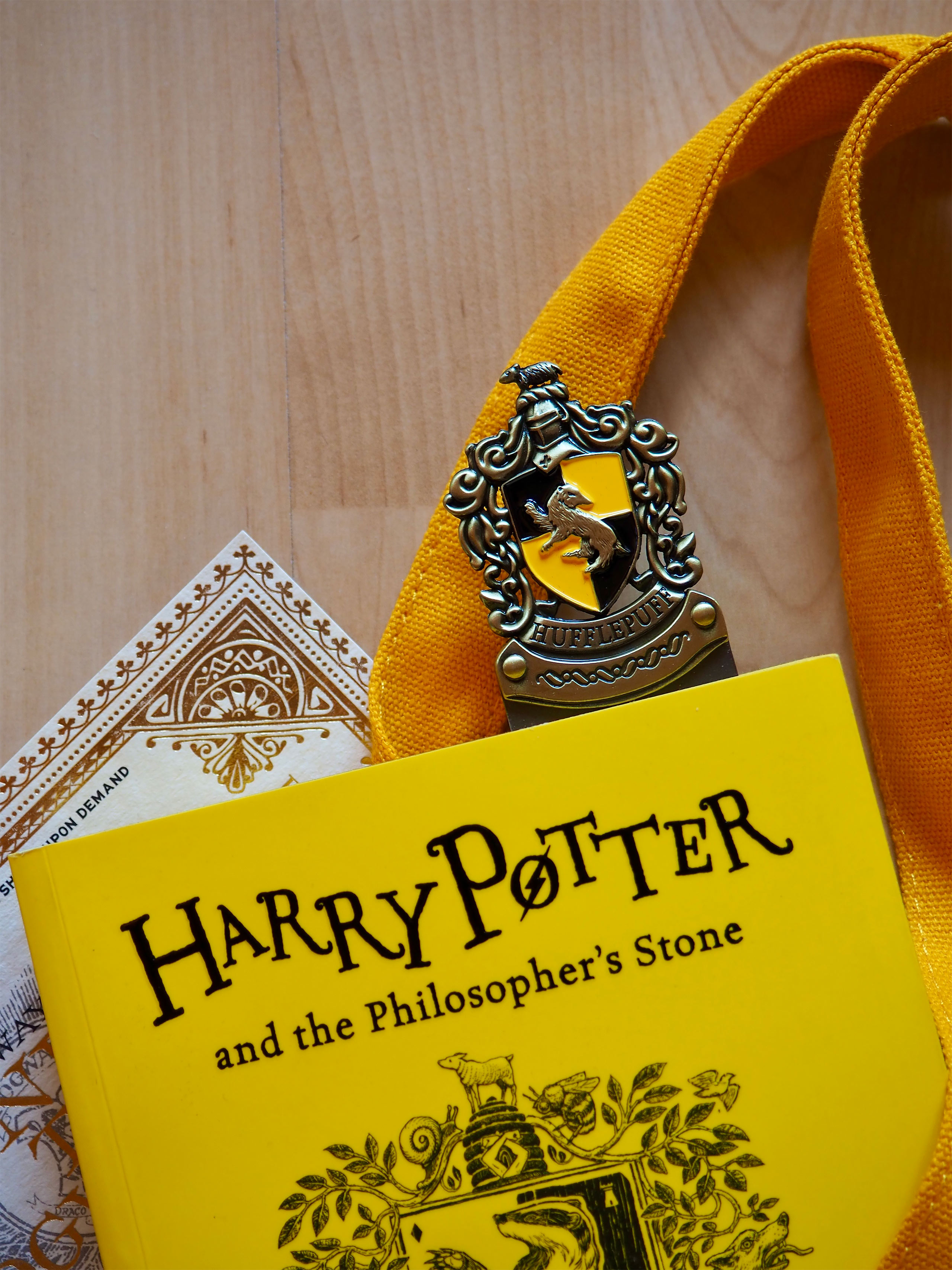 Harry Potter - Hufflepuff Lesezeichen gelb