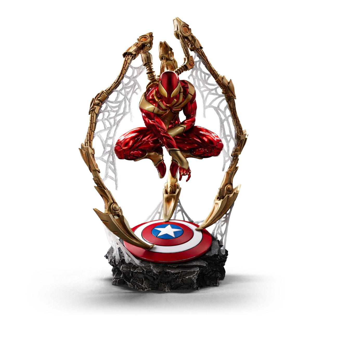 Marvel Art Scale Deluxe Statue 1/10 Spider-Man Iron Armor Comics (CCXP Exclusive 2024) 24 cm