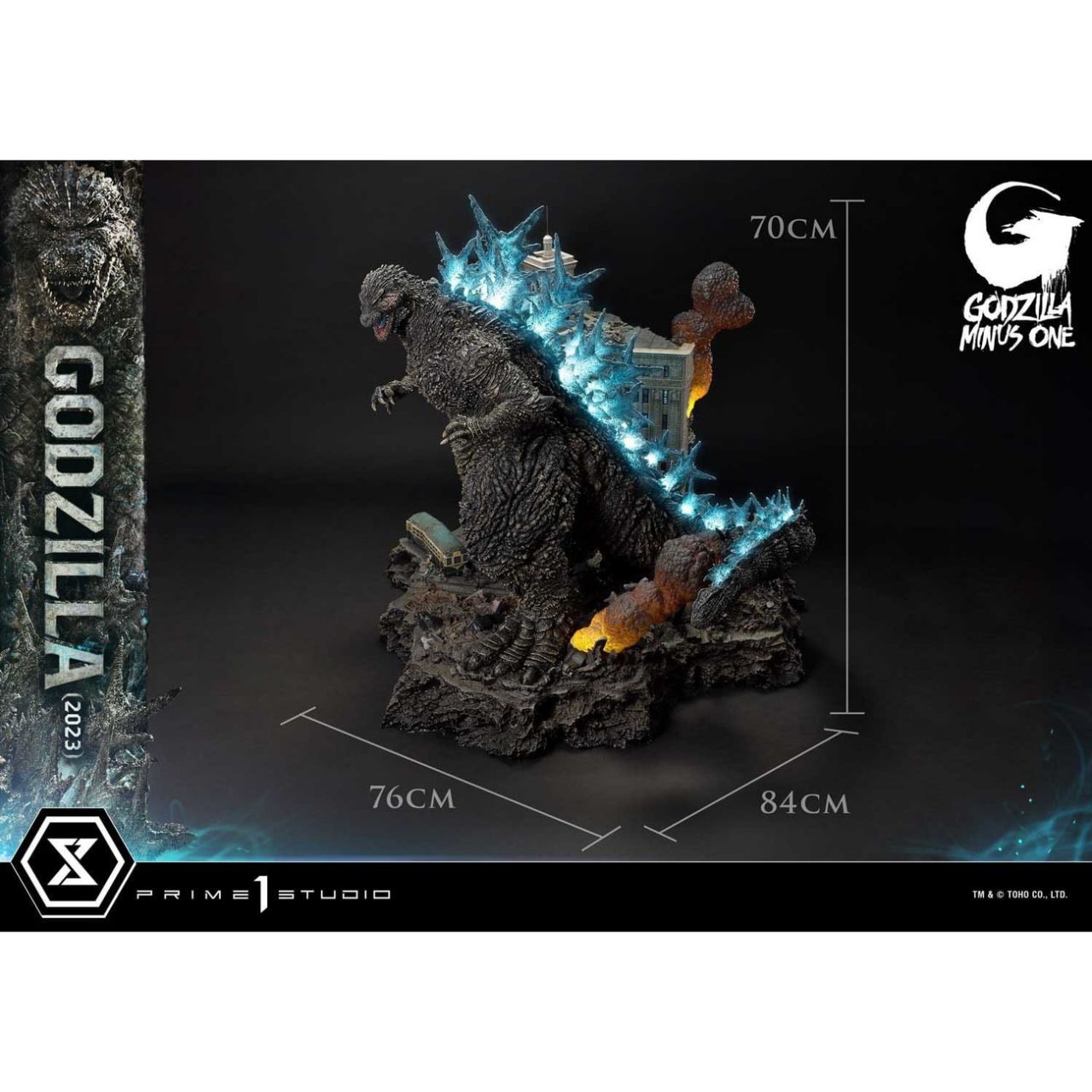 Godzilla Minus One Diorama Masterline Series Godzilla 2023 70 cm ...
