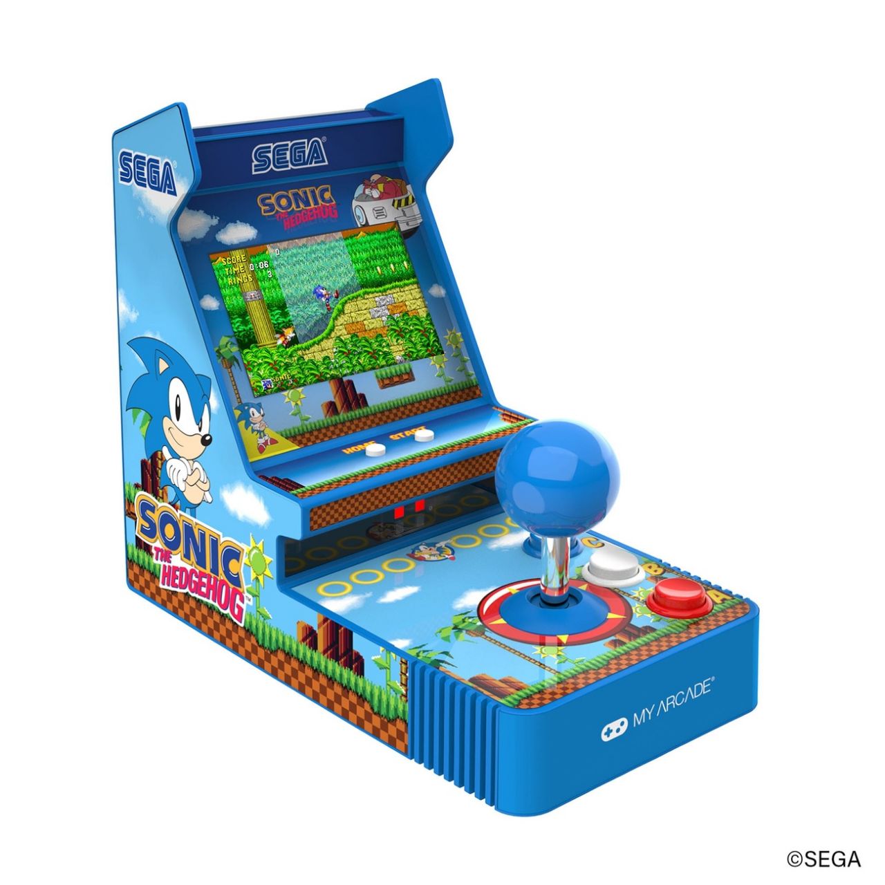 Sonic The Hedgehog tragbare Spielkonsole Retro Arcade Joystick Player ...