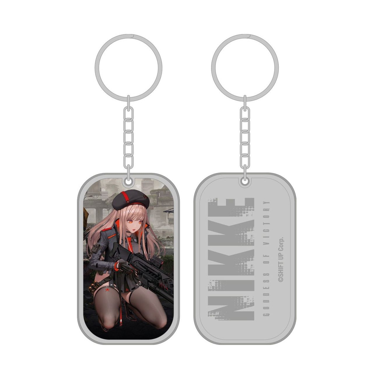 Goddess of Victory: Nikke Metal Keychain Rapi 7 cm | Elbenwald