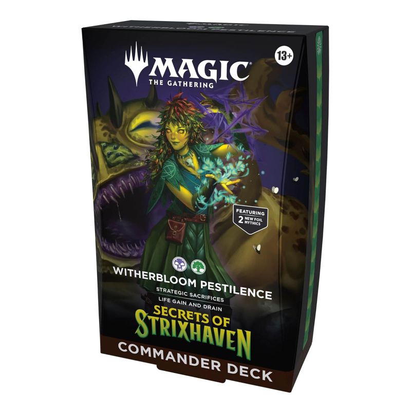 Secret of Strixhaven Witherbloom Pestilence Deck Commander Version ...