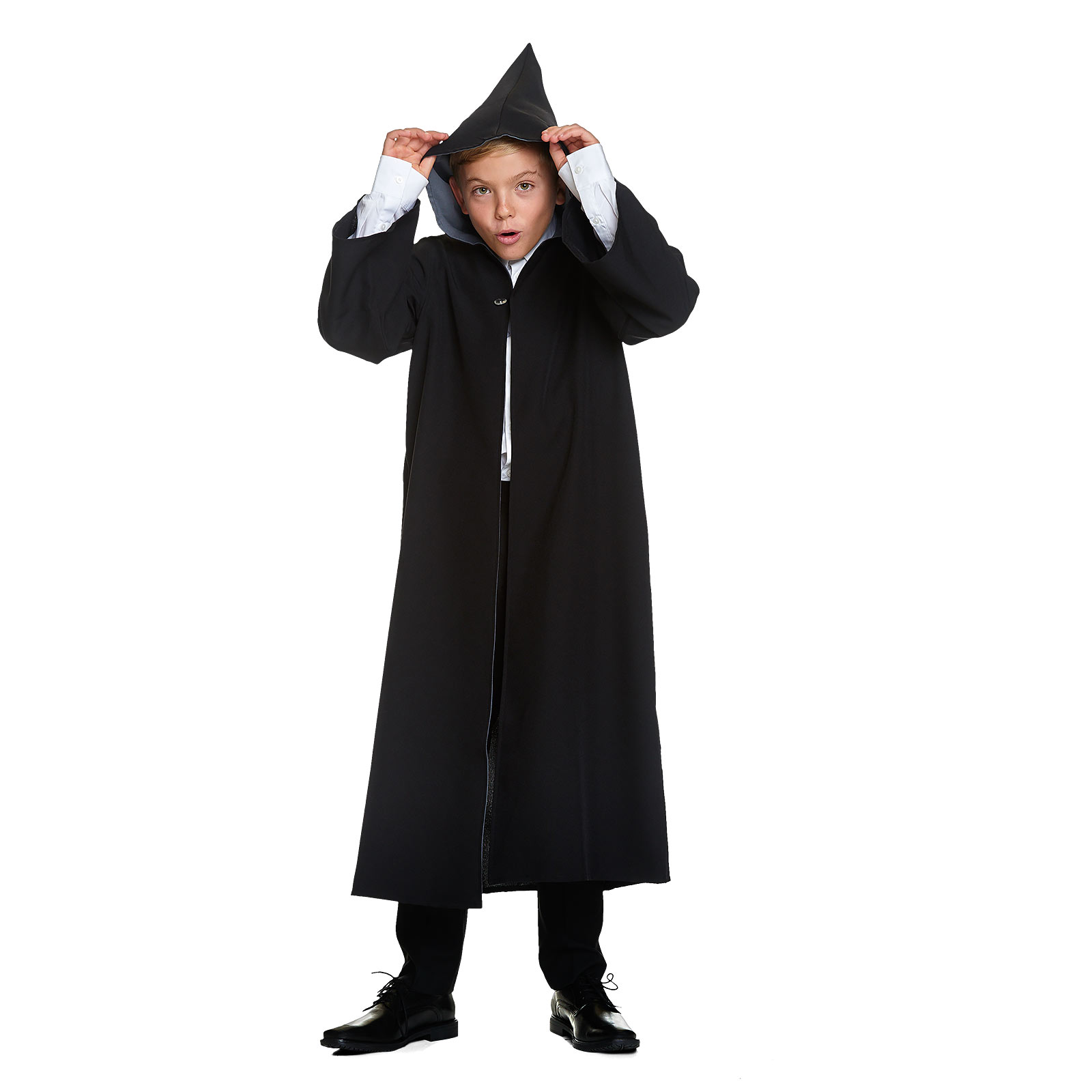 YISKY Zauberer-Kostüm-Set Für Kinder – Robe, Krawatte & Brille – Harry-Cosplay Für Halloween, Karneval & Mottopartys