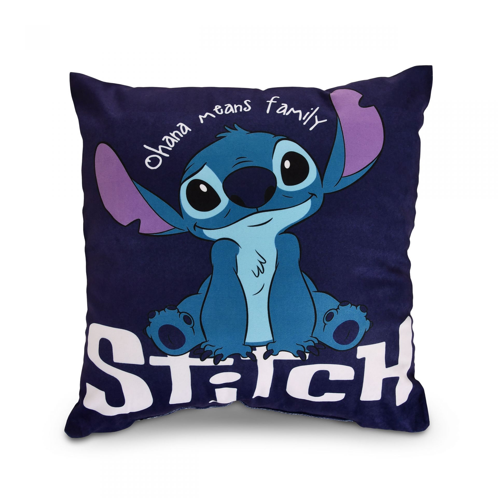 Stitch Kissen 38x38cm - Beidseitiger Druck Mit Samtiger Haptik