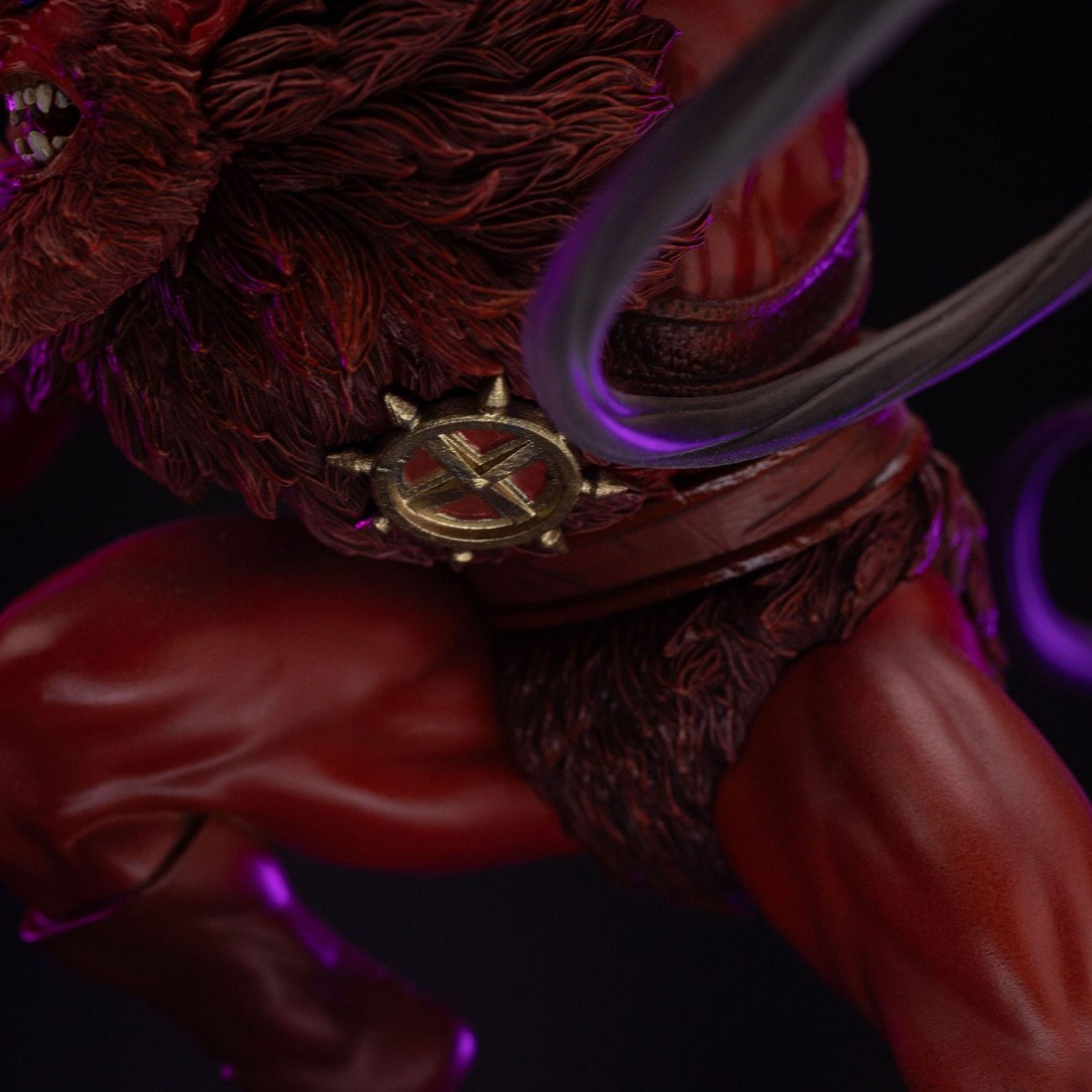 Masters of the Universe Art Scale Statue 1/10 Red Beast Man (Exclusive ...