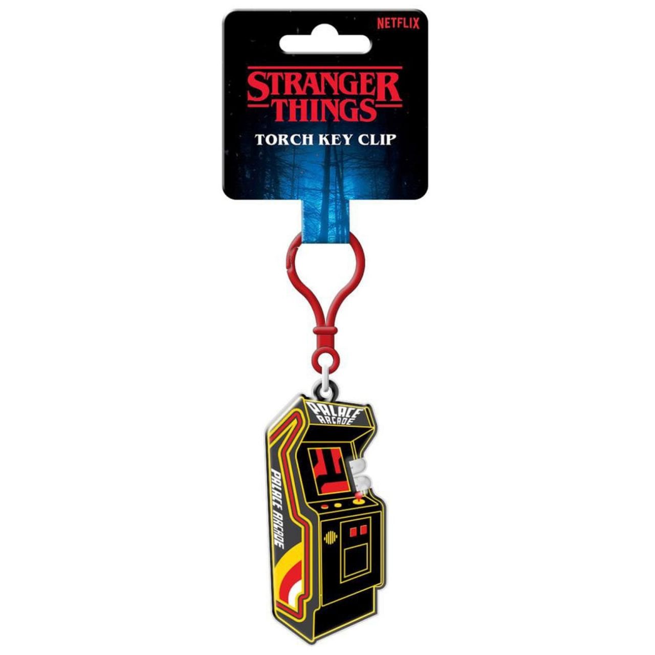 Stranger Things Torch Key Clip Keychain Arcade Unit | Elbenwald
