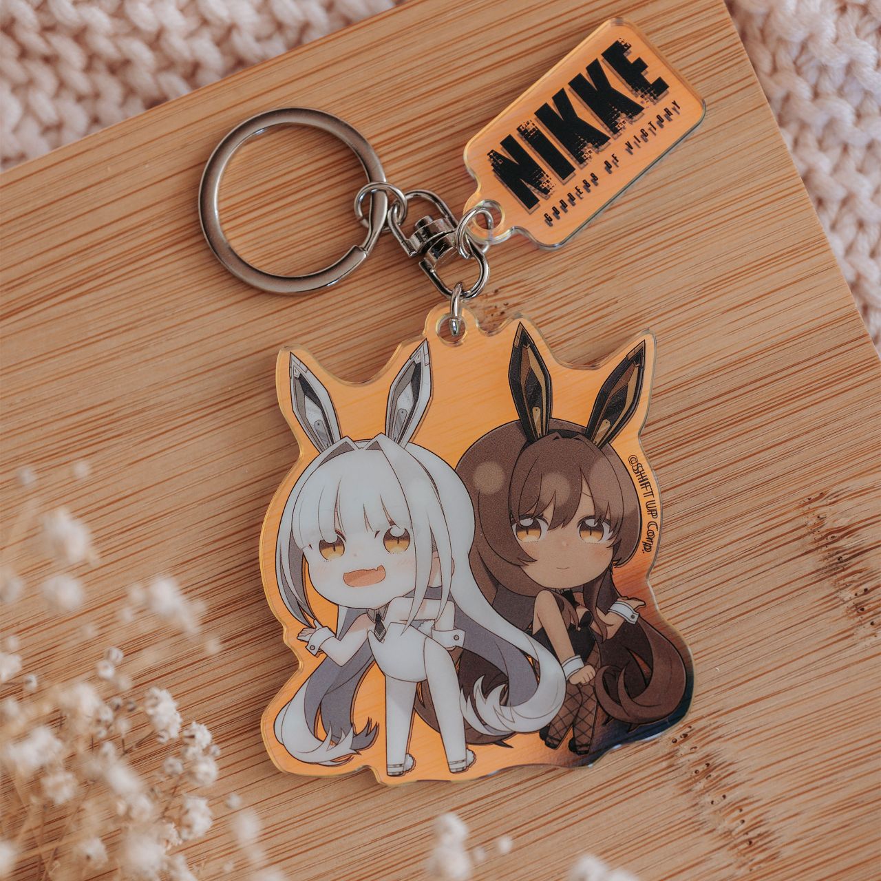 Goddess of Victory: Nikke - Blanc and Noir Acrylic Keychain | Elbenwald