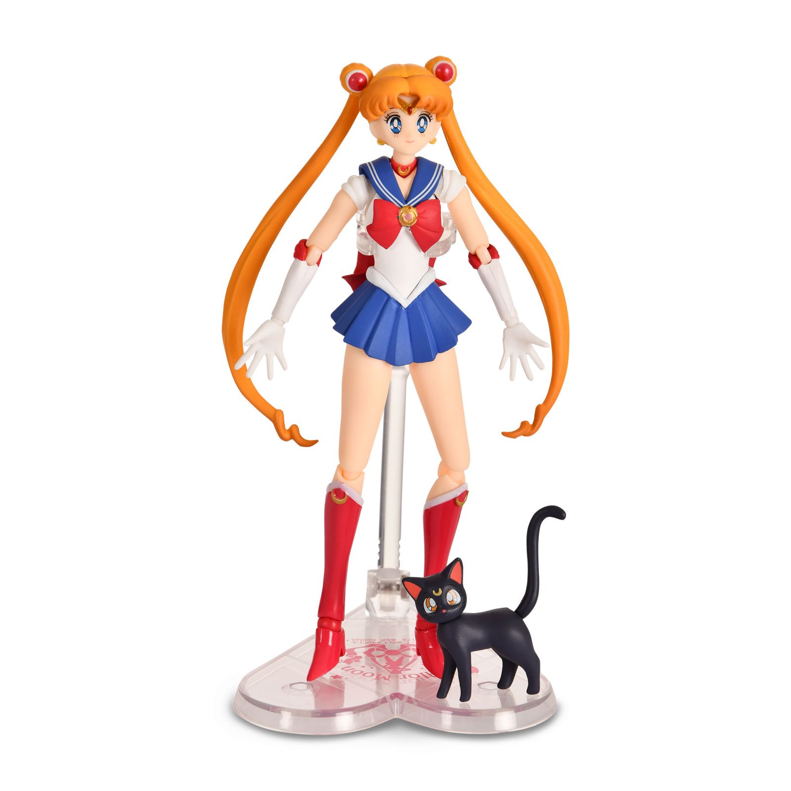 Sailor Moon with Luna Action Figure Animation Color Edition | Elbenwald