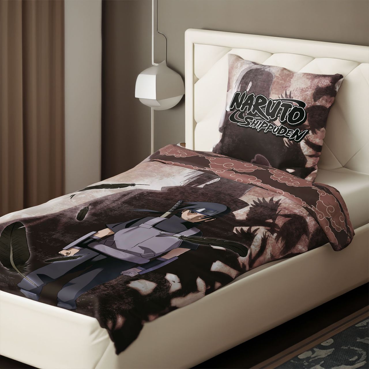 Uchiha Itachi Bademantel Akatsuki - Anime Cosplay Flanell Robe Für Herren