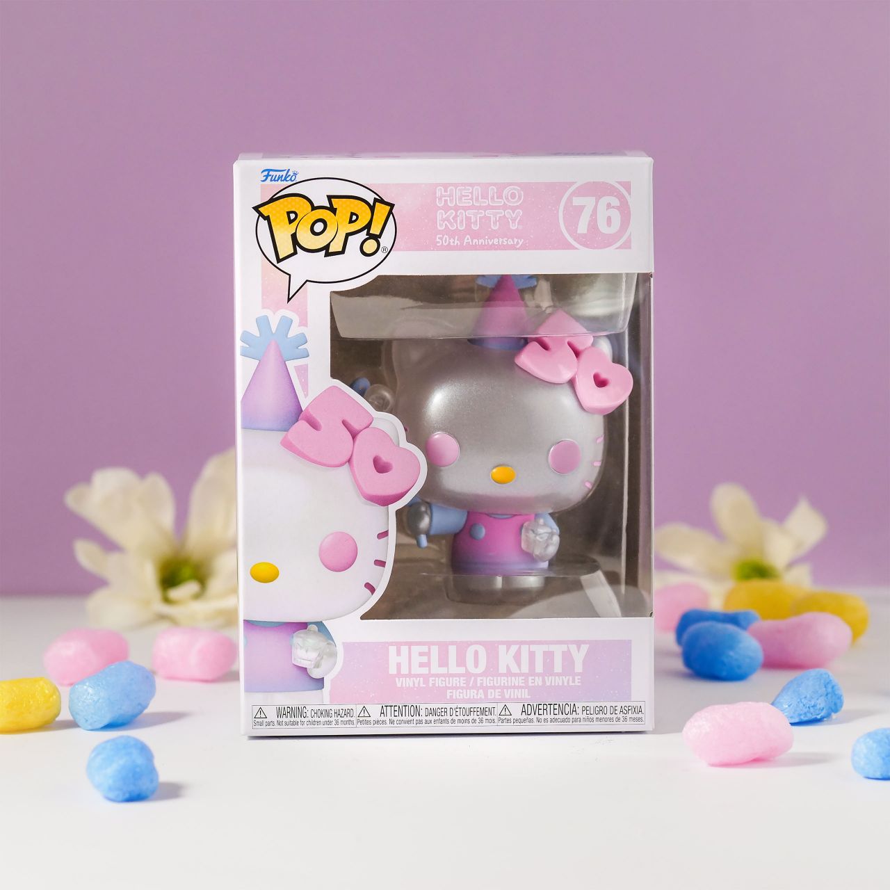 Hello Kitty Funko Pop Figur mit Ballon 50th Anniversary | Elbenwald