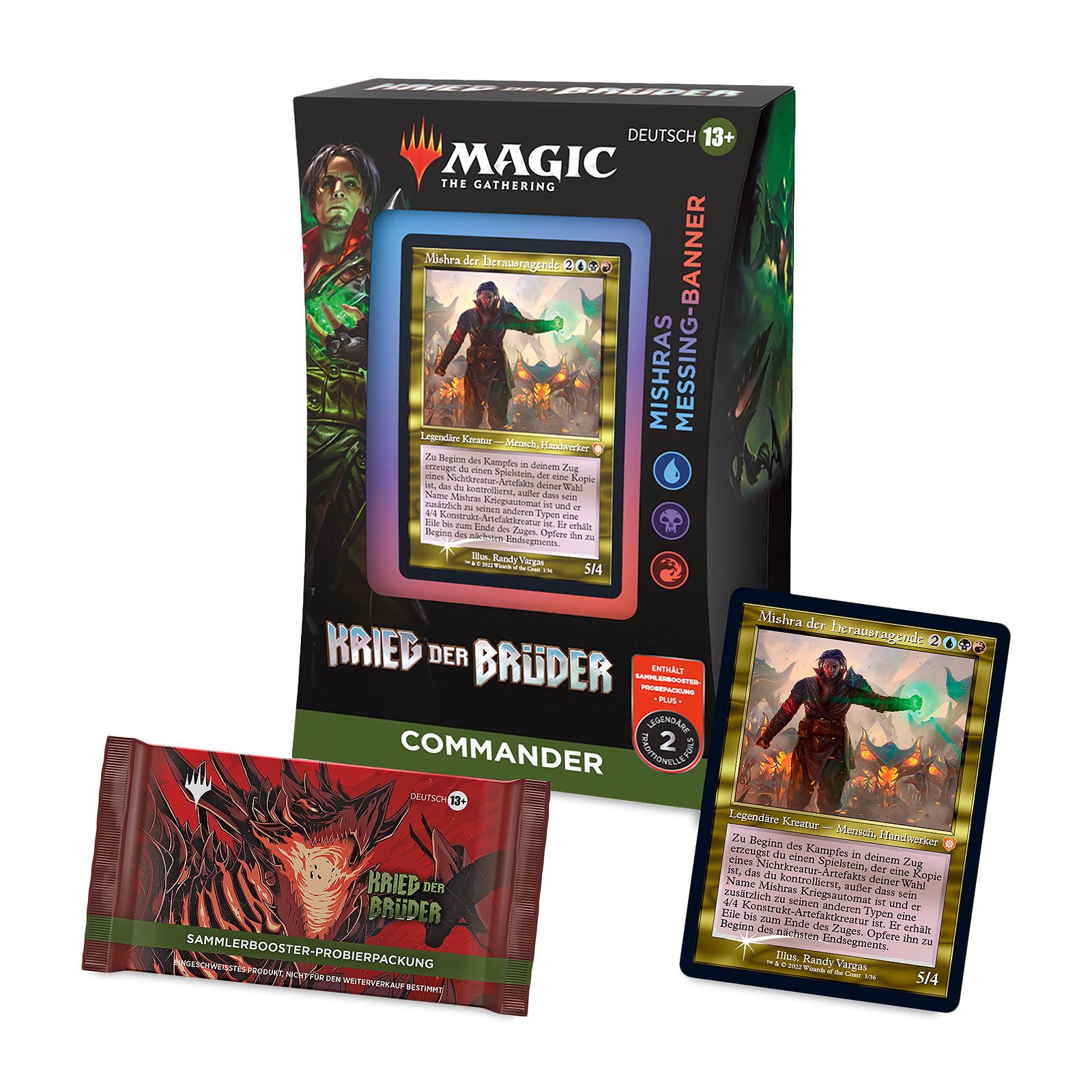 Krieg der Brüder Commander Deck Mishras Messing-Banner - Magic The ...