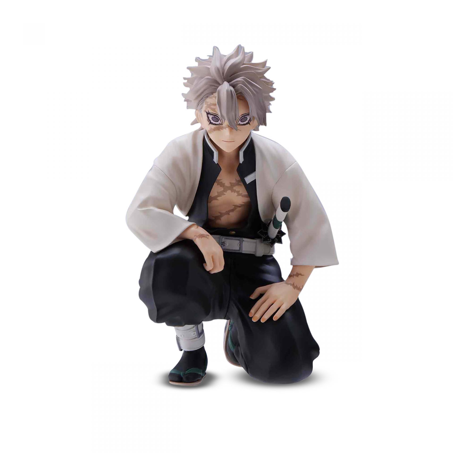 Figura De Acción De Shinazugawa Sanemi/Genya - Anime, 10 Cm, PVC, Con Cabeza Intercambiable, Para Coleccionistas