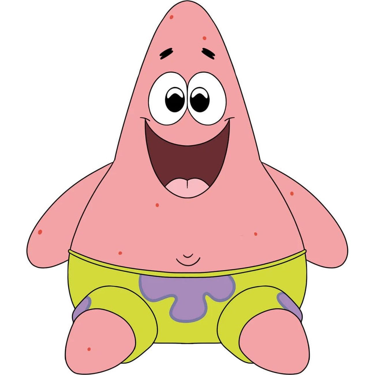 SpongeBob SquarePants Plush Figure Patrick Star 22 cm | Elbenwald