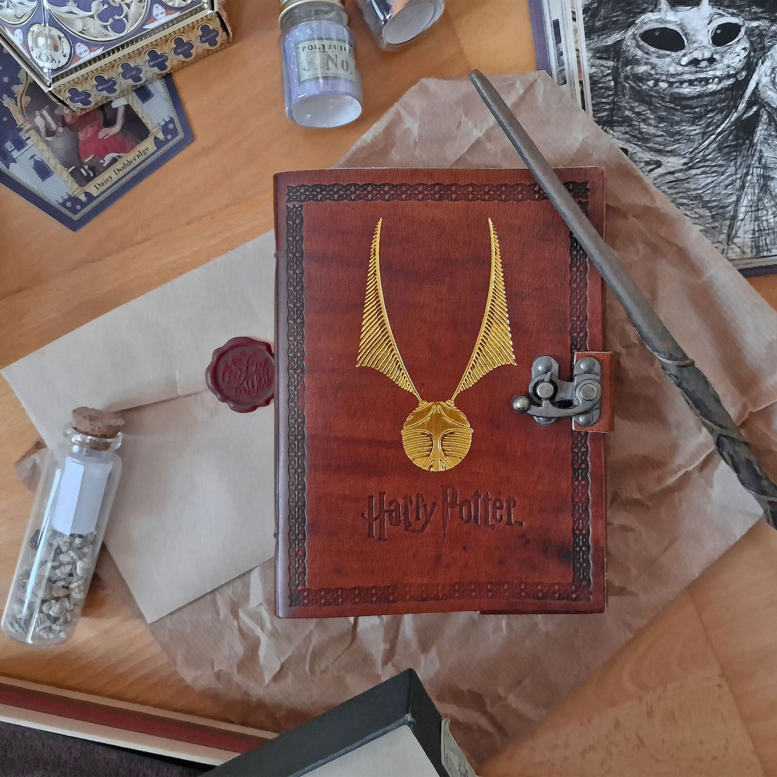 Harry Potter Der Goldene Schnatz Notizbuch Elbenwald