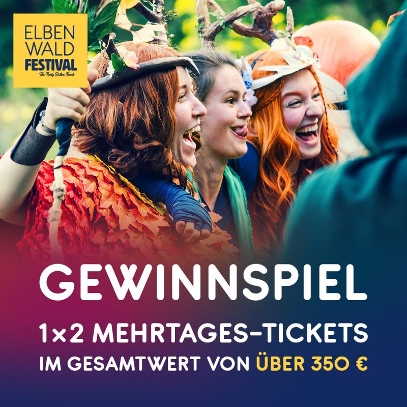 Elbenwald Festival: Gewinne 1x2 Mehrtagestickets inklusive Camping!