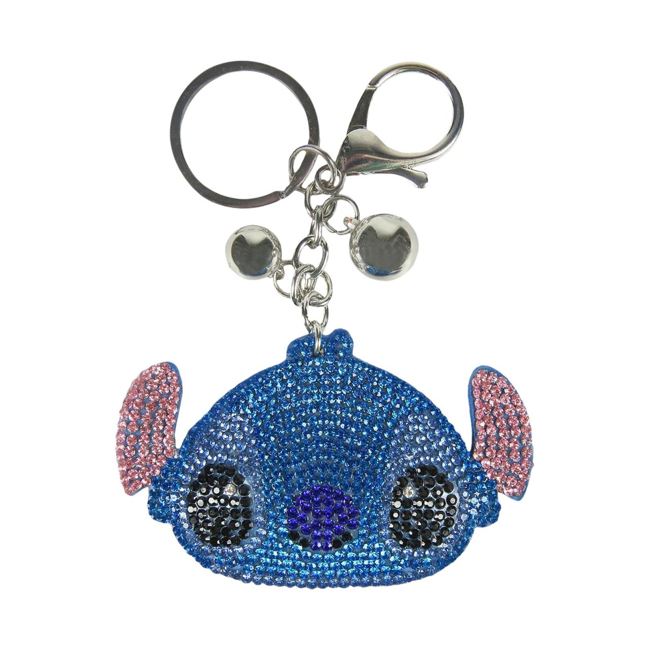 Lilo & Stitch - Stitch Face Glitter Keychain | Elbenwald