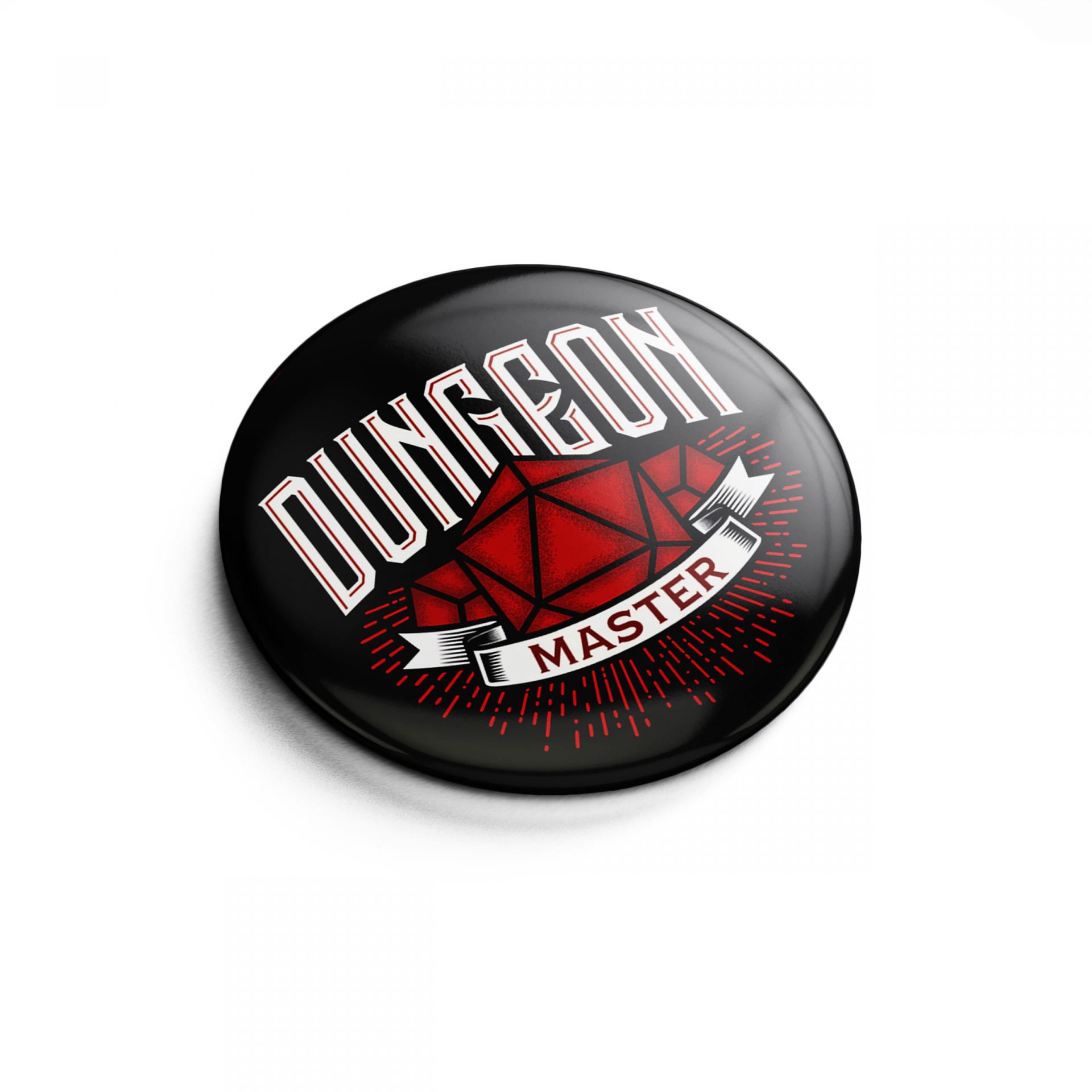 Dungeon Master Button for D&D Fans | Dungeons & Dragons | Elbenwald