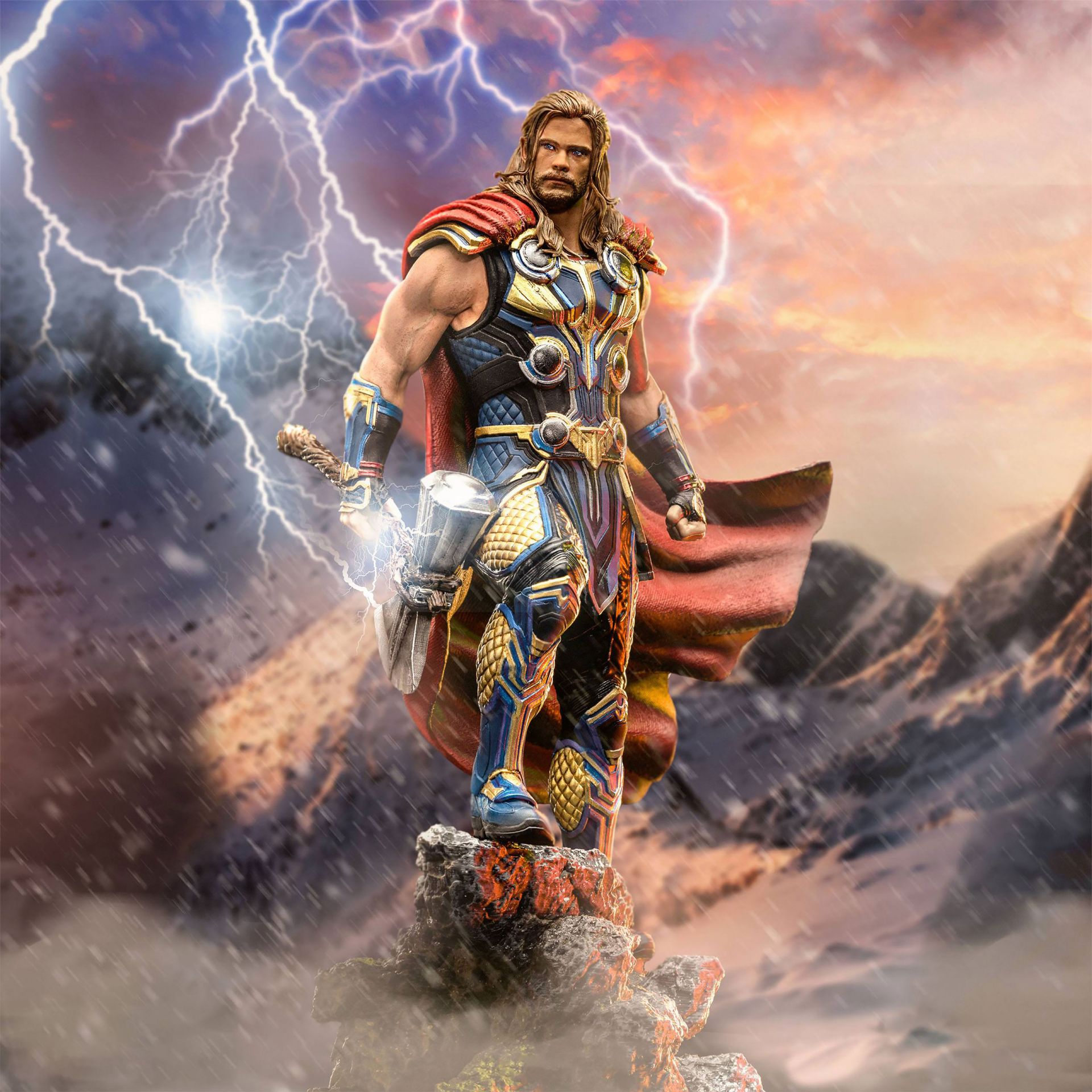 Thor - Love and Thunder - BDS Art Scale Deluxe Statue | Elbenwald