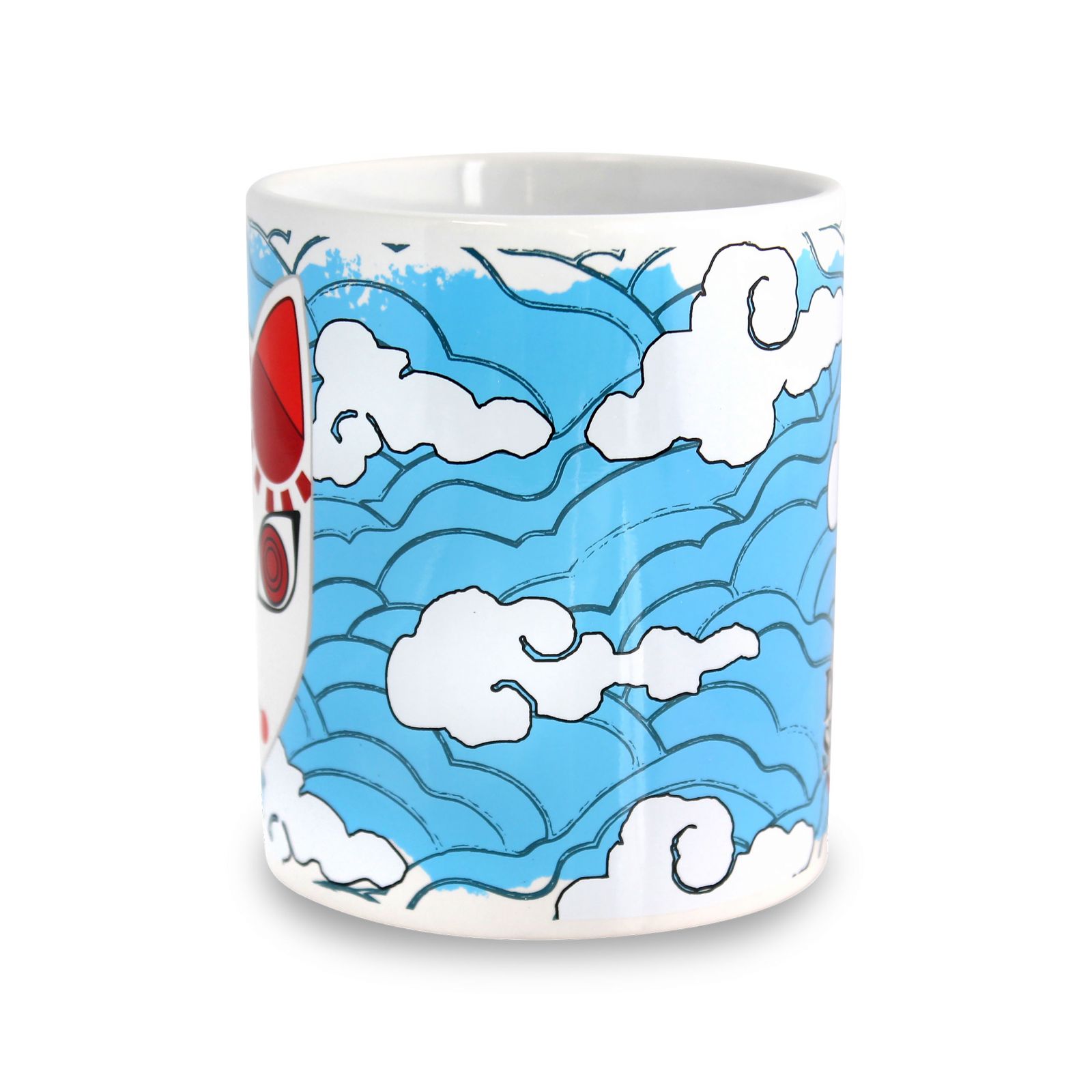 Mug Demon Slayer Tanjiro Et Nezuko Avec Cerisiers - Céramique 325 Ml, Motif Manga, Fait En France