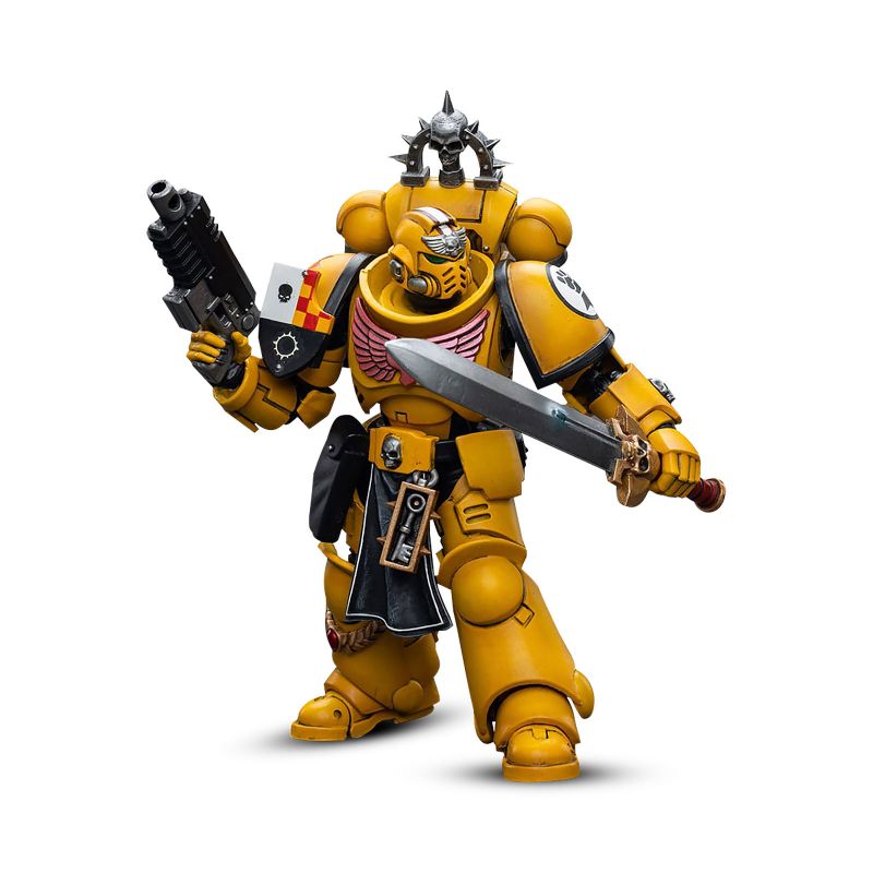 Warhammer 40k - Imperial Fists Lieutenant with Power Sword Action ...