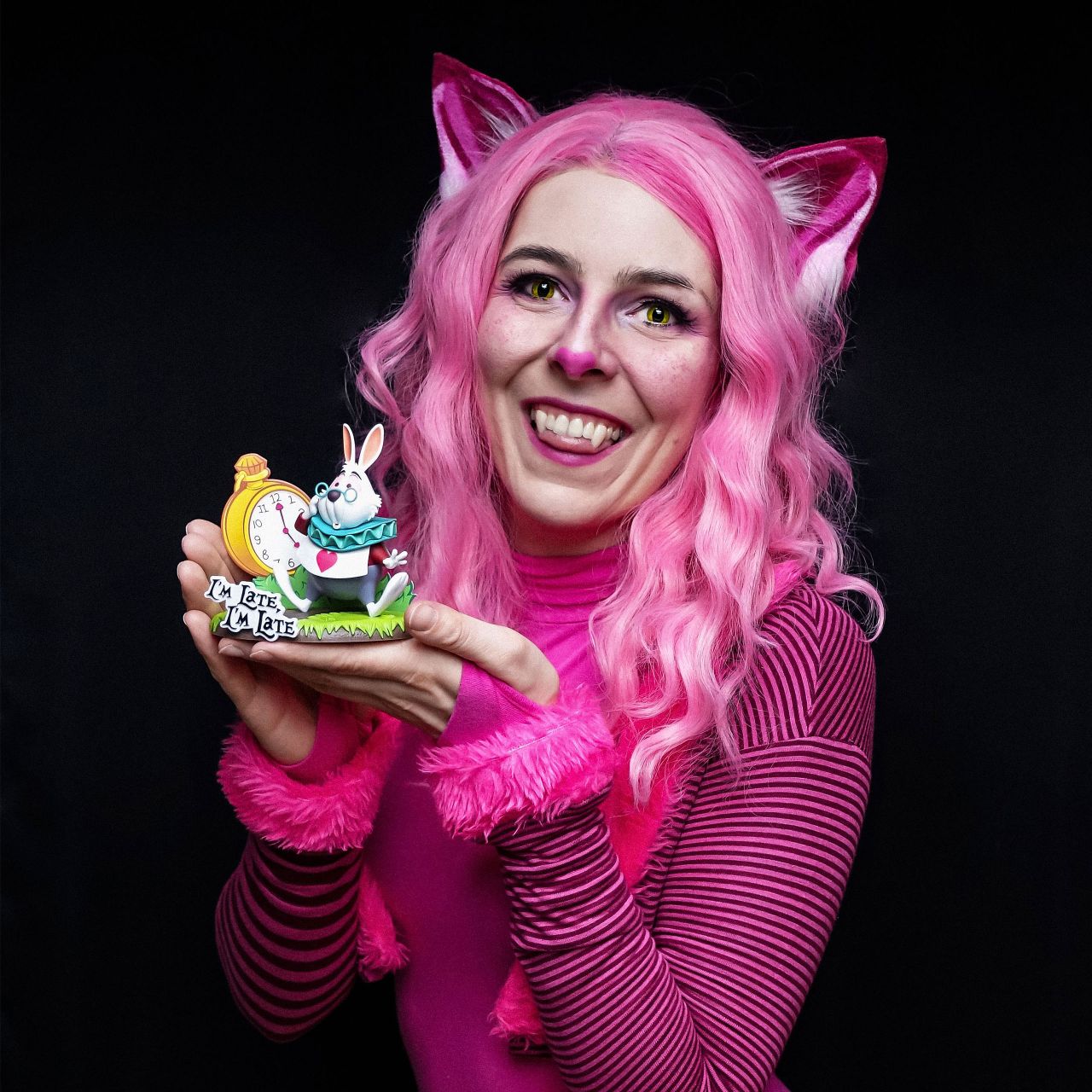 Alice im Wunderland - Weißer Hase Diorama Figur | Elbenwald