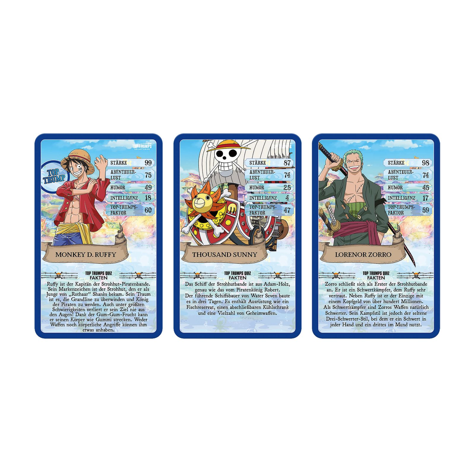 One Piece Cartes à jouer Top Trumps Elbenwald