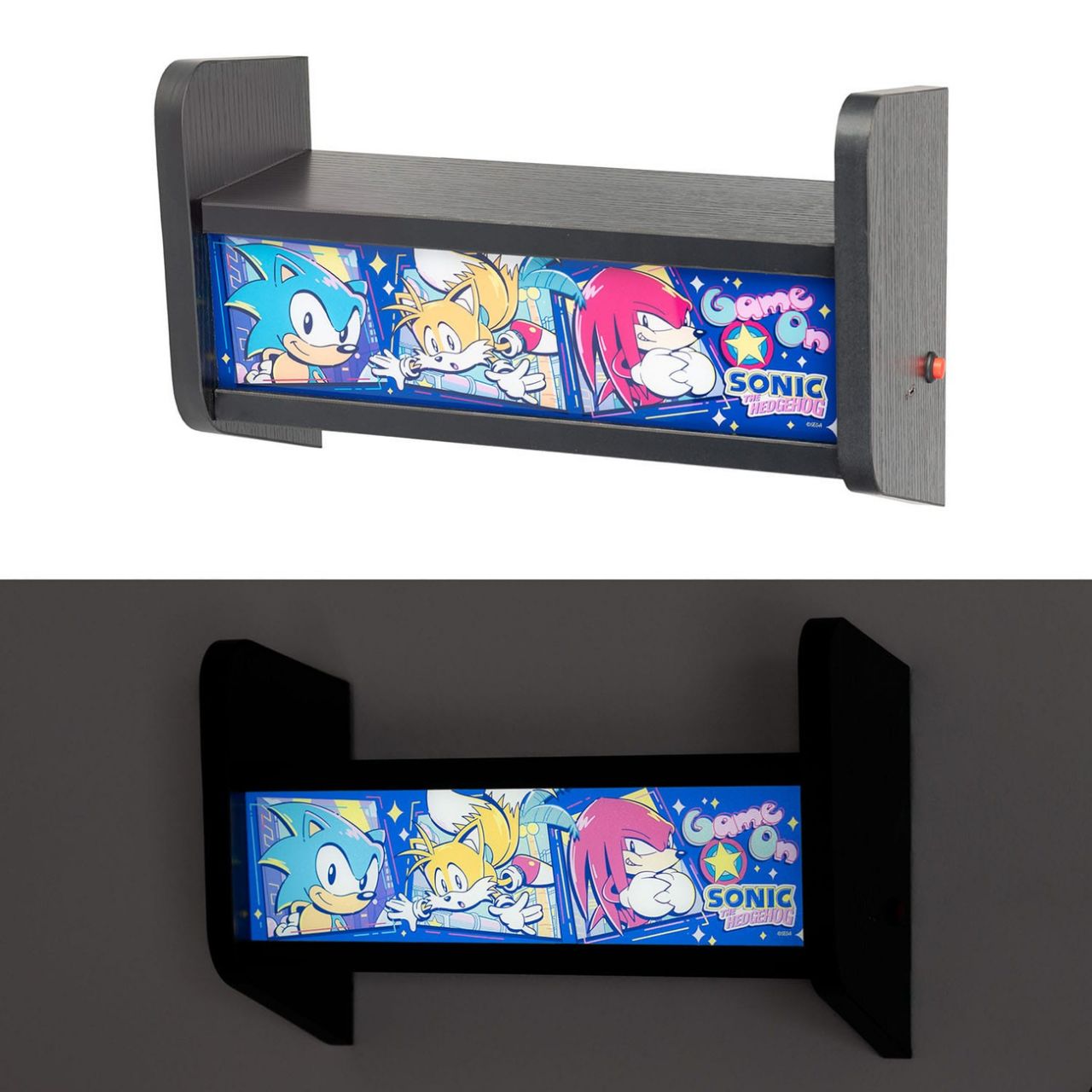 Sonic The Hedgehog Lamp with USB-C Arcade | Elbenwald