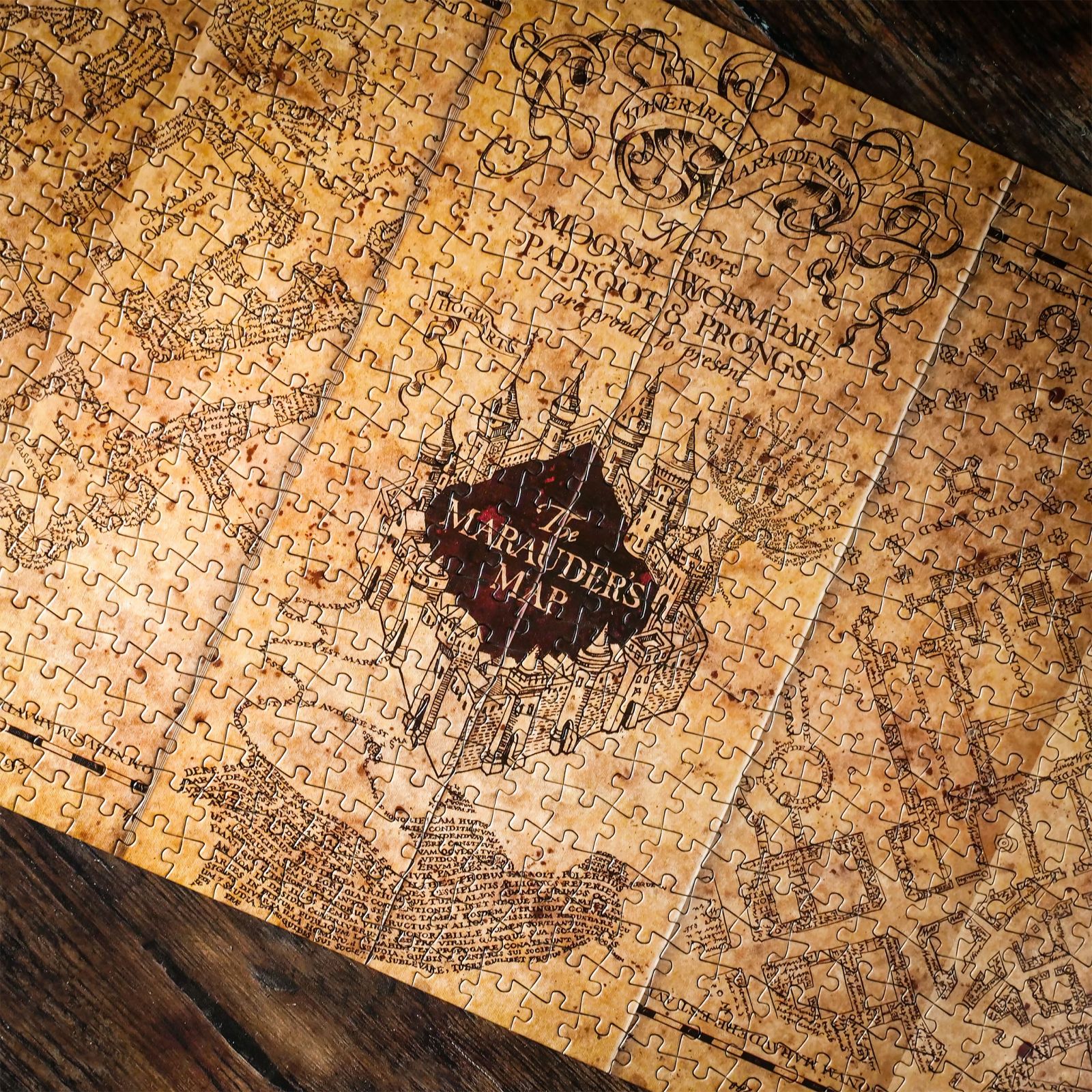 Harry Potter Karte des Rumtreibers Premium Puzzle Elbenwald