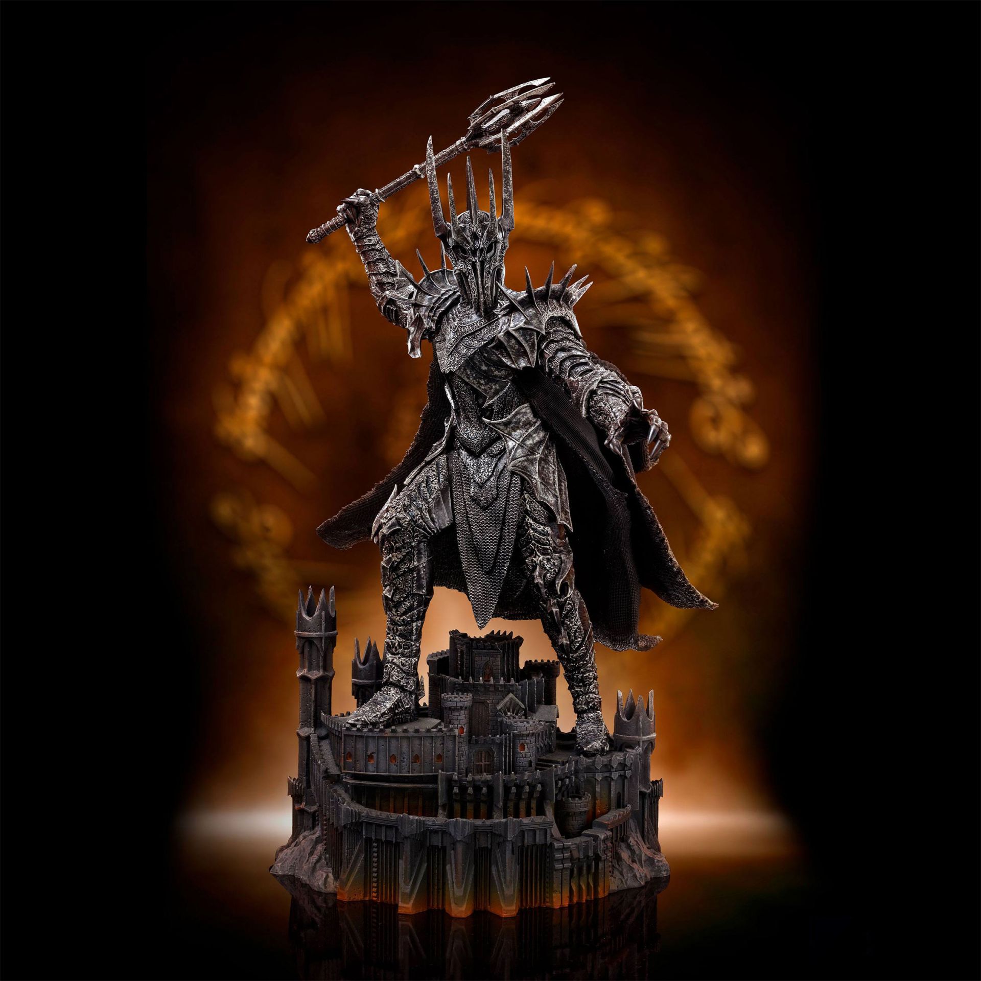 Herr Der Ringe Sauron Art Scale Deluxe Statue Elbenwald