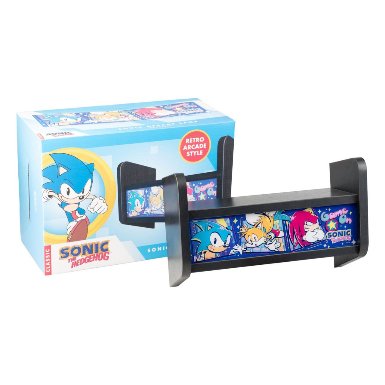 Sonic The Hedgehog Lamp with USB-C Arcade | Elbenwald