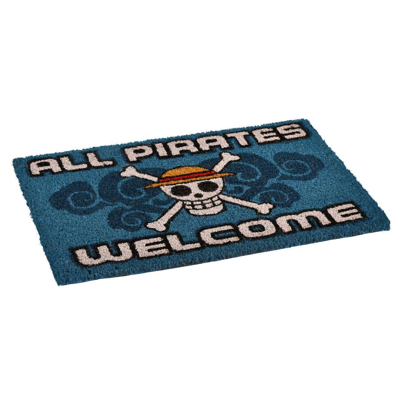 One Piece Fußmatte – 'All Pirates Welcome' Motiv Für Fans, Robuste Einstiegsmatte