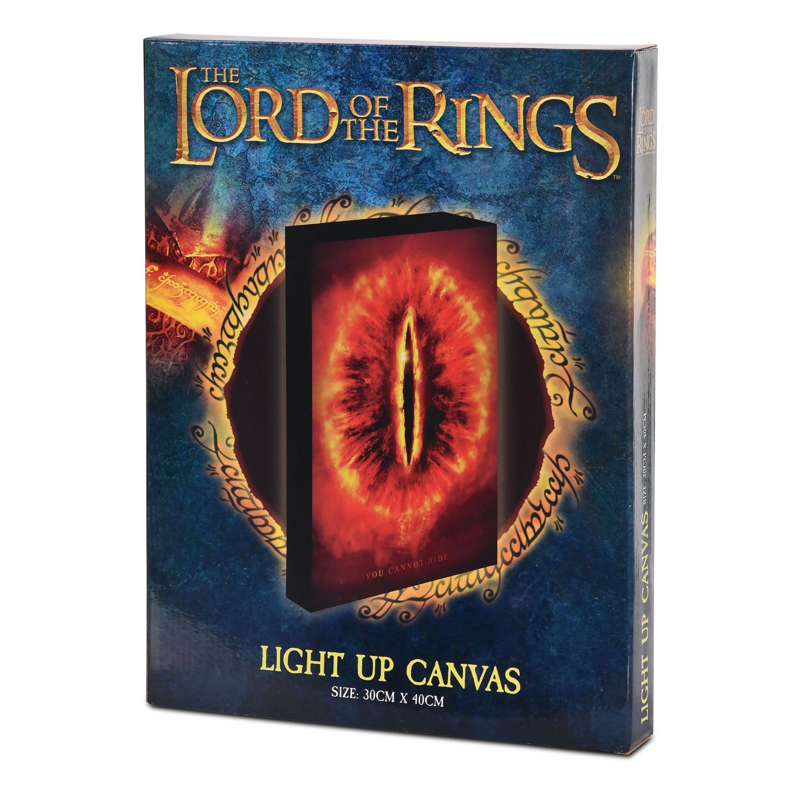 Herr Der Ringe Das Auge Herr der Ringe - Saurons Auge Wandbild mit Licht | Elbenwald